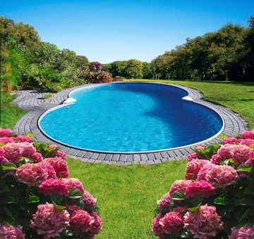 my POOL BWT Achtformpool Premium (Set), 6-tlg., LxBxH: 625 x 360 x 150 cm