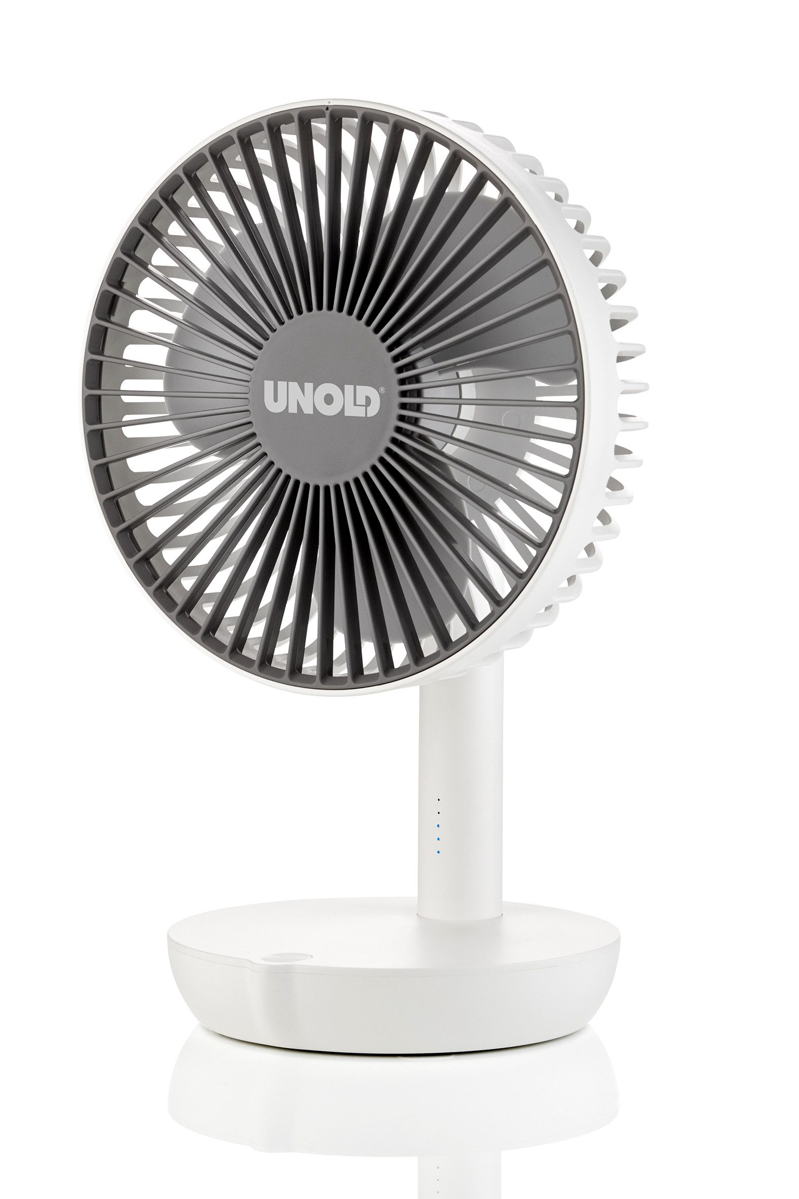 Unold Tischventilator BREEZY 86710, 5 Geschwindigkeitsstufen als Powerbank nutzbar