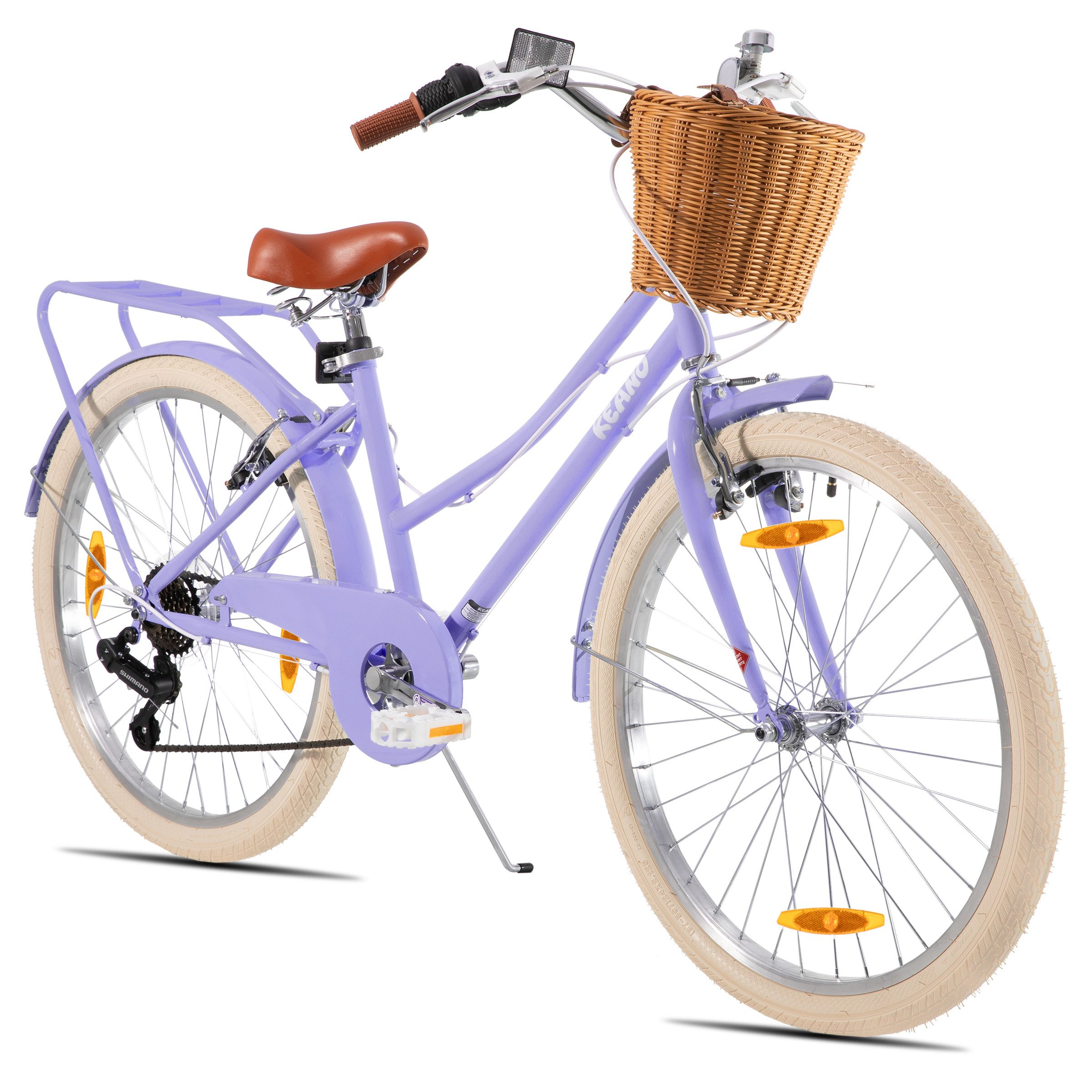 JOYSTAR Kinderfahrrad KEANO Poppy Kinderfahrrad für Mädchen 20 & 24 Zoll mit Korb