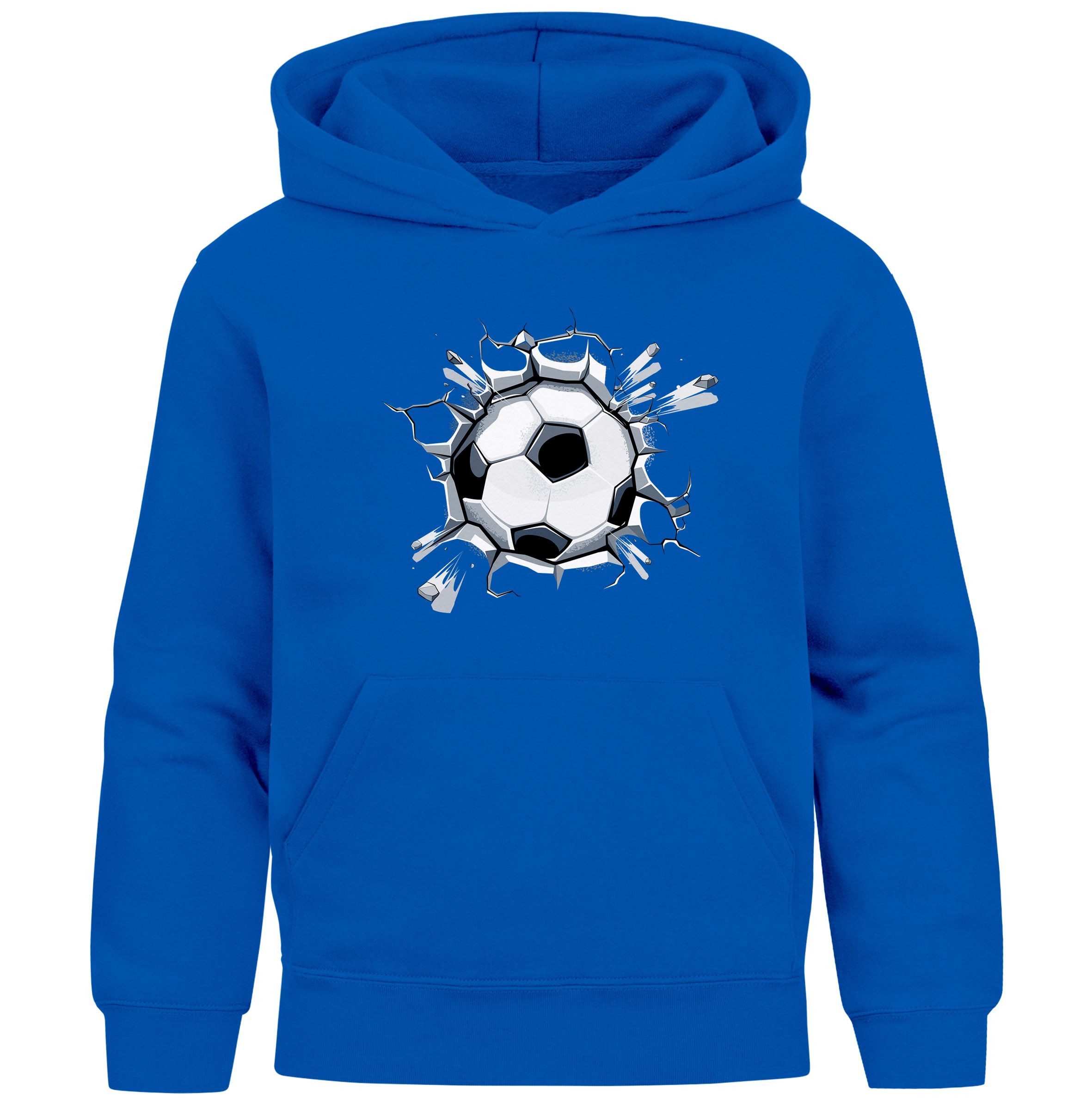 MoonWorks Hoodie Kinder Hoodie Jungen Fußball Sport Kapuzenpulli Geschenke Junge