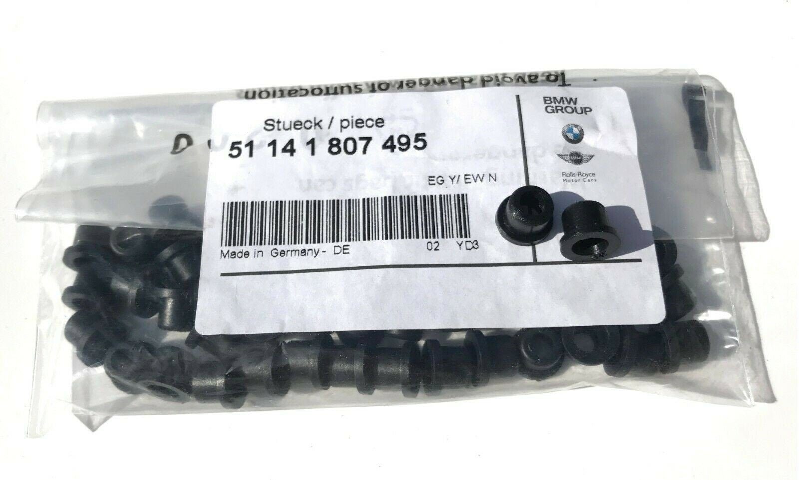 BMW Hinweisschild Tüllen für Original BMW Emblem Motorhaube Logo 82mm