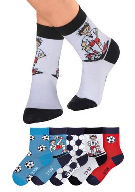 H.I.S Socken (Packung, 5-Paar) mit Fußballmotiven