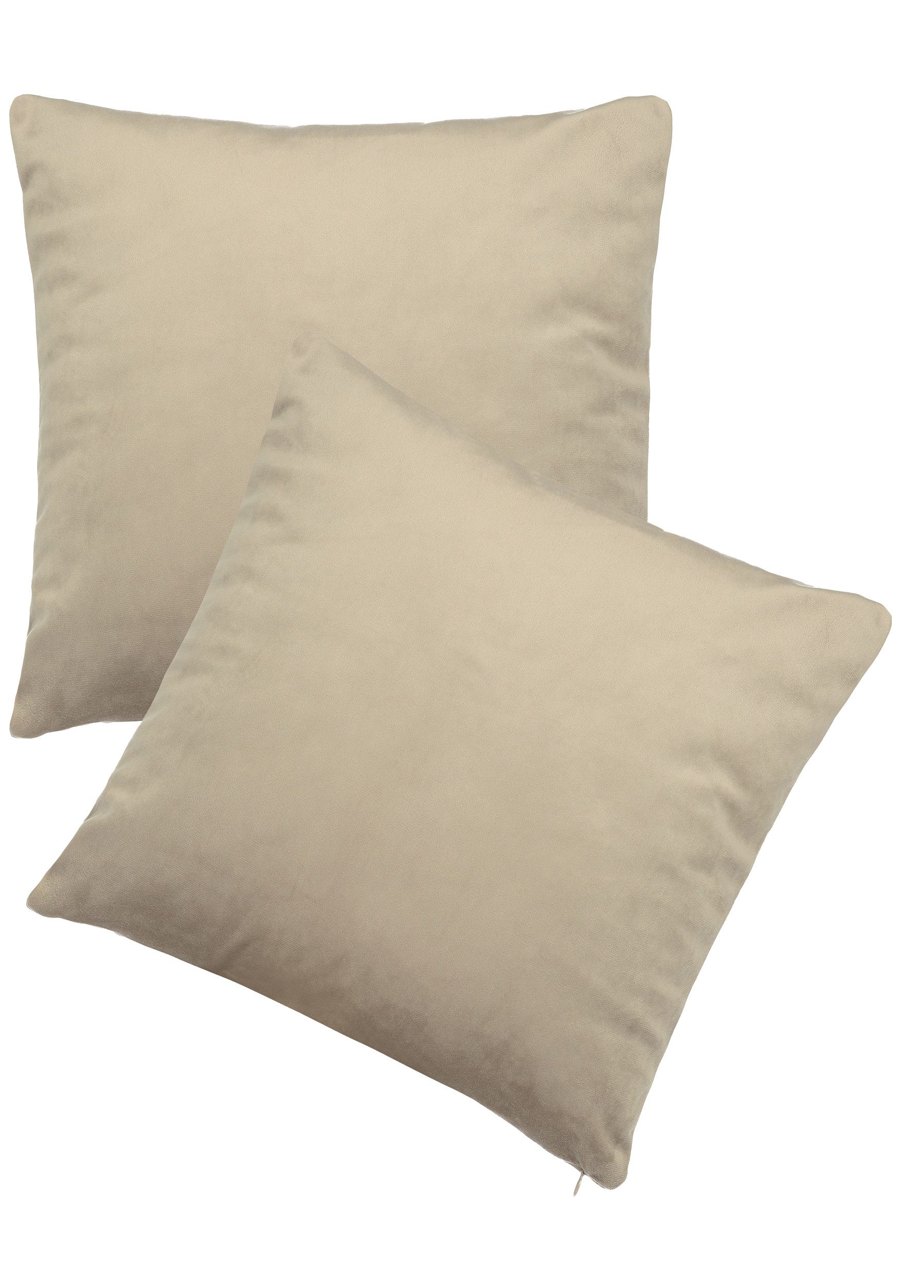 BRB HOME Kissenbezug Kissenhülle Samtkissenbezüge, (2 Stück), 40x40 cm, aus günstig online kaufen