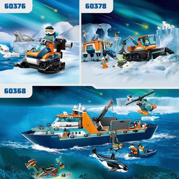 LEGO® Konstruktionsspielsteine Arktis-Schneemobil (60376), LEGO® City, (70 St), Made in Europe