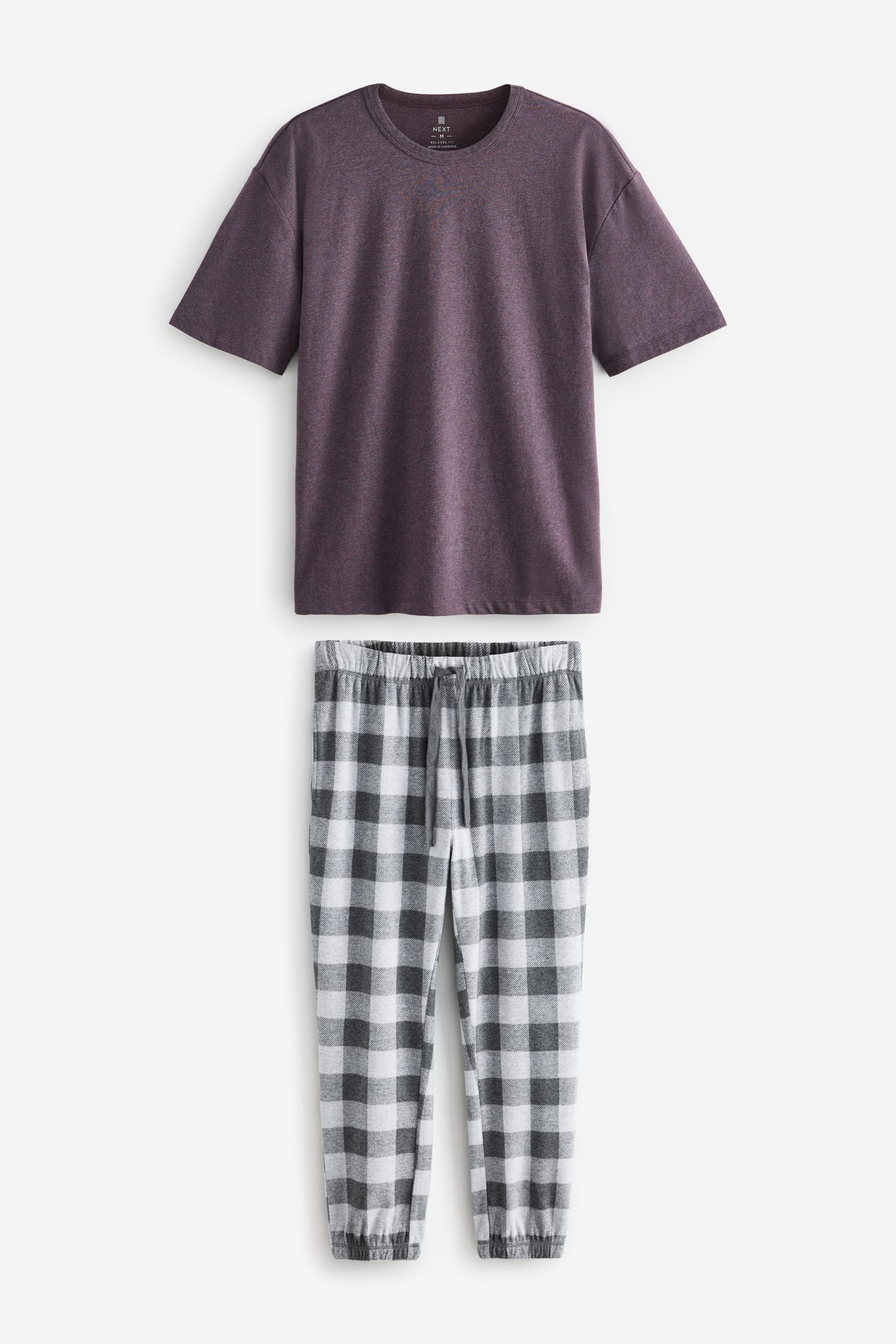 Next Pyjama Kuscheliger, angerauter Schlafanzug (2 günstig online kaufen