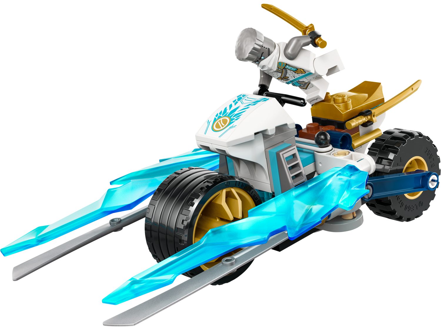 LEGO® NINJAGO 71816 Zanes Eismotorrad Spielbausteine, (Set, 84 St., Set)