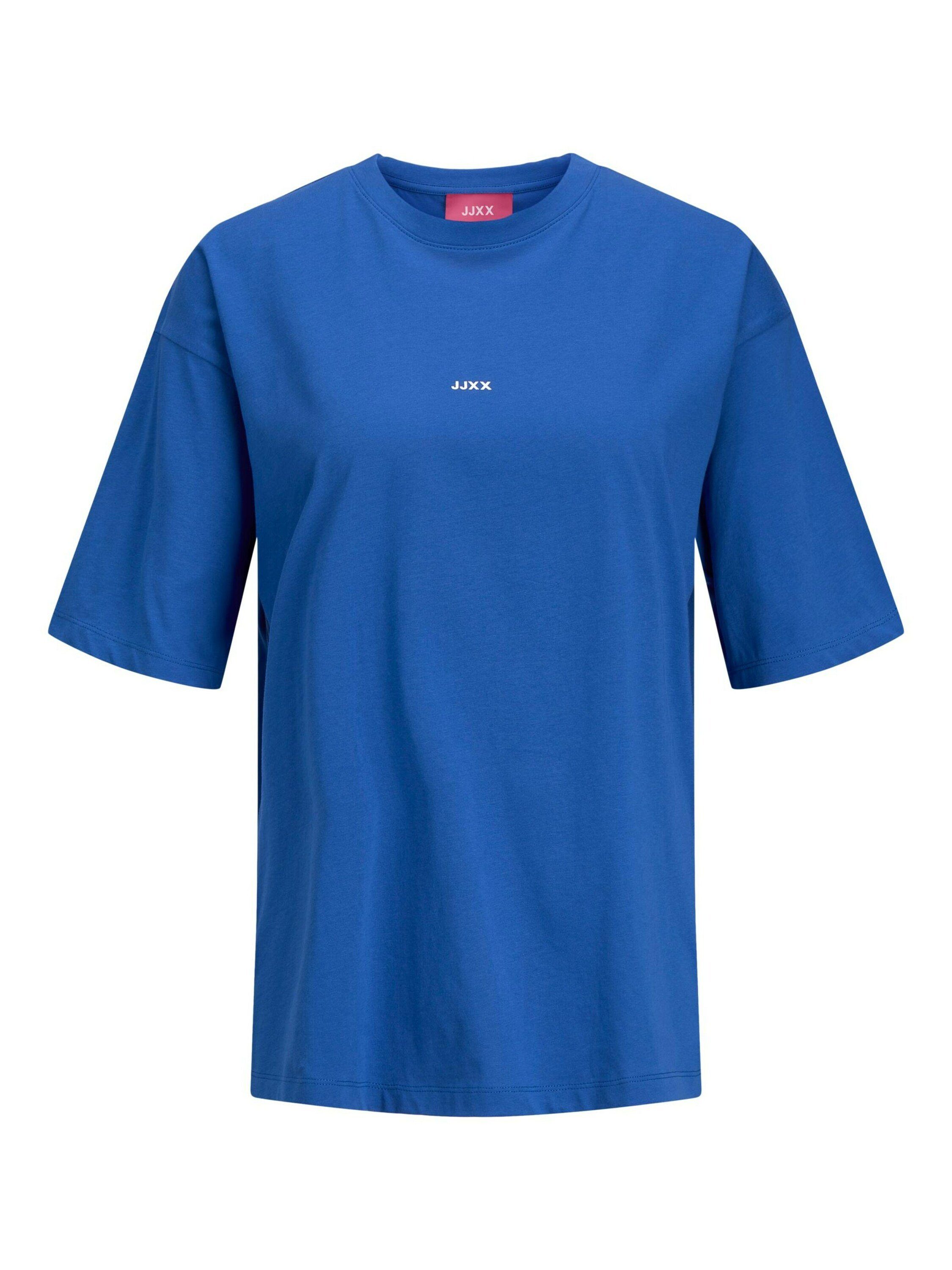 JJXX T-Shirt Andrea (1-tlg) Plain/ohne Details, Weiteres Detail,  Abgesteppter Saum/Kante