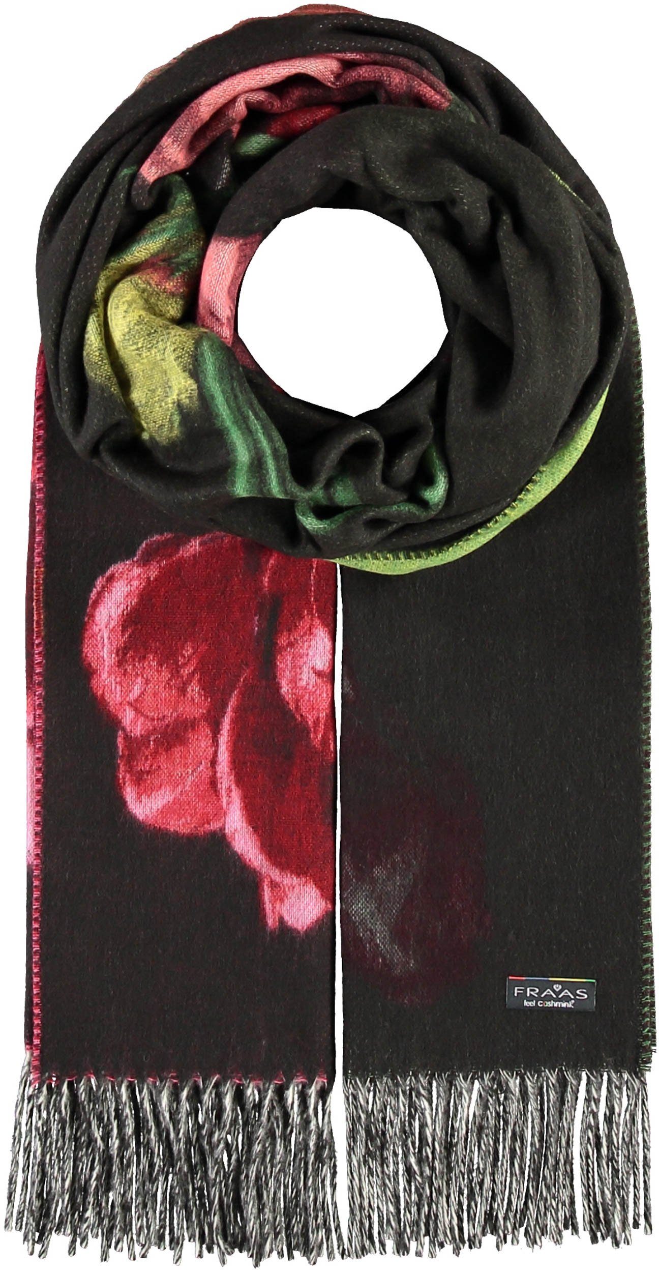 Perfekte Qualität! Fraas Modeschal Cashmink® Schal, Made in schwarz (1-St), Germany