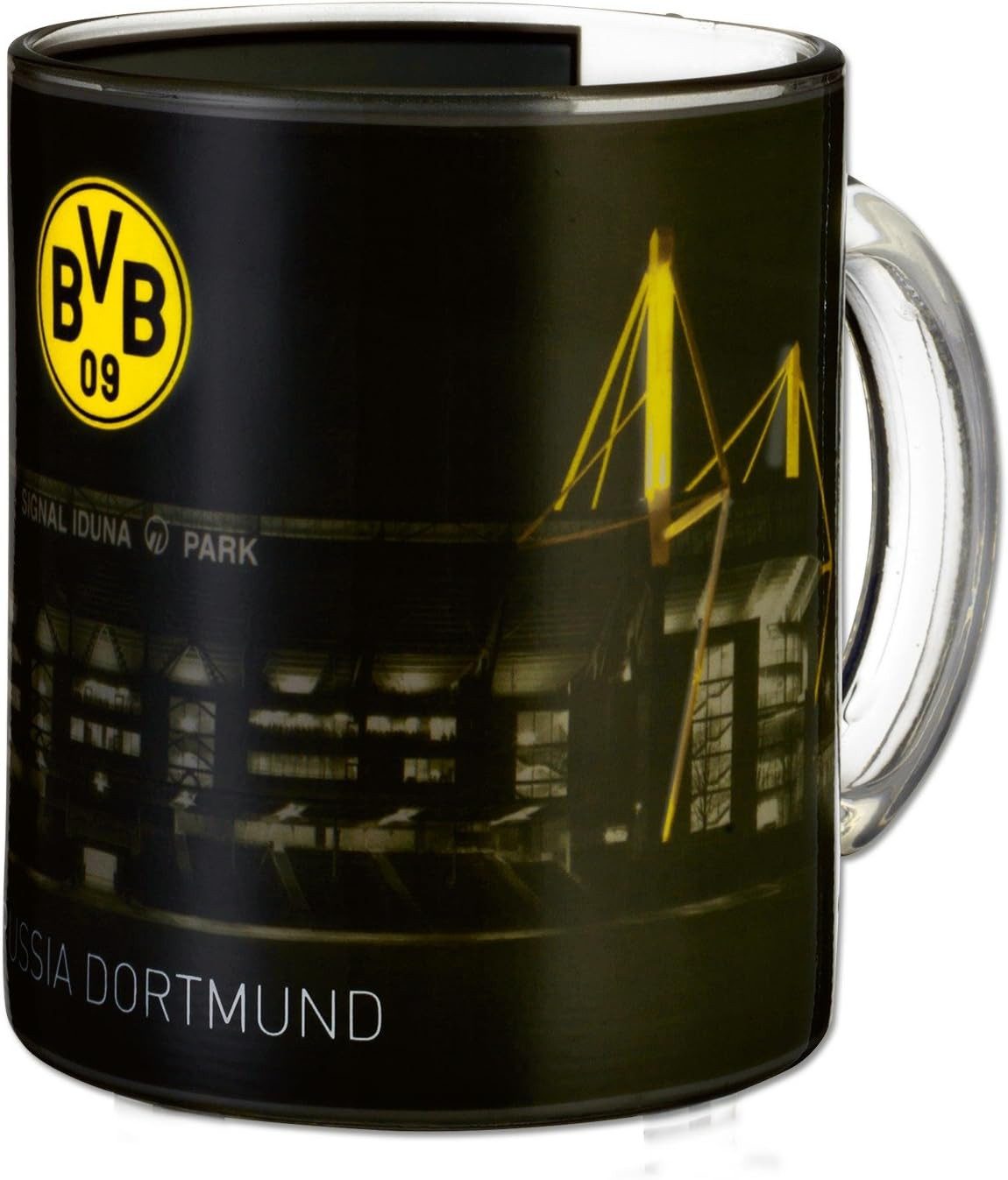 BVB MERCHANDISING Tasse BVB ZAUBERGLAS, Glas