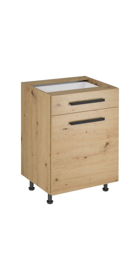 ROYAL24_MARKT Unterschrank - Vielseitiger Unterschrank für Ihre Küche (Unterschrank, 1-St., Nexa - D60S1) Edle Materialien - Stilvolles Design - Hohe Qualität.