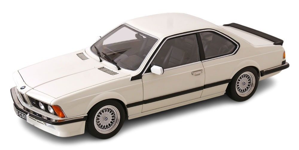 KK Scale Modellauto BMW M635 CSI 1987 weiß, Maßstab 1:12