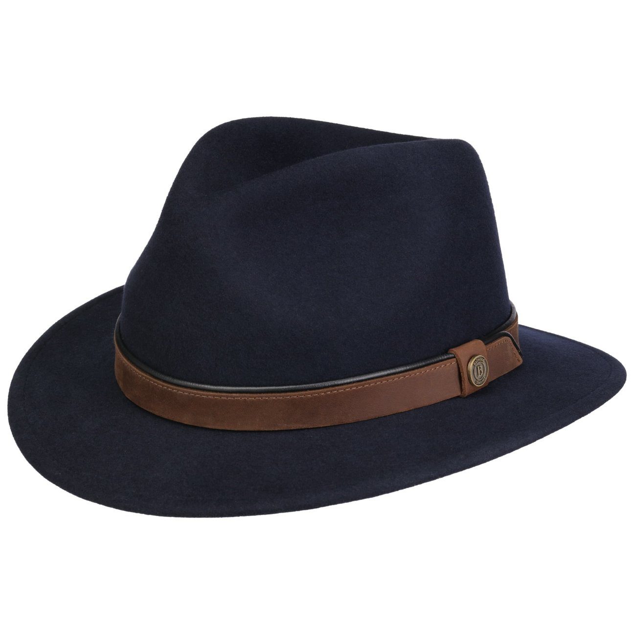 Balmoral Filzhut (1-St) Wollfilzhut mit Lederband