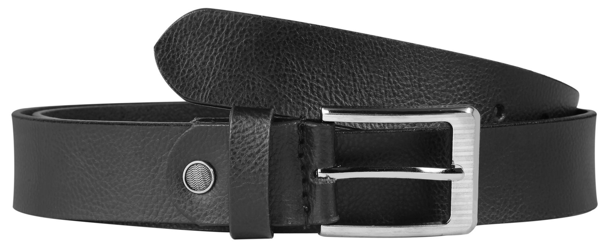 Ledergürtel hochwertiges Echt Leder, schwarz, 90 cm - 120 cm (BundweiteI)