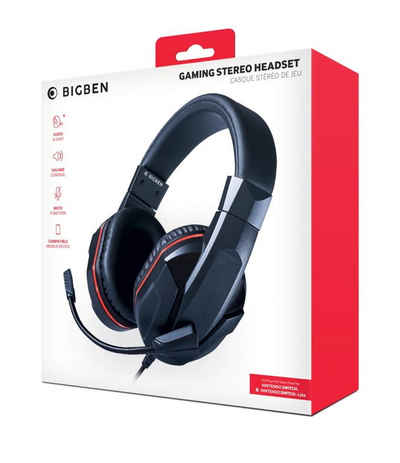 BigBen Nintendo Switch / Switch Lite Stereo Gaming Headset schwarz BB358988 Zubehör Nintendo