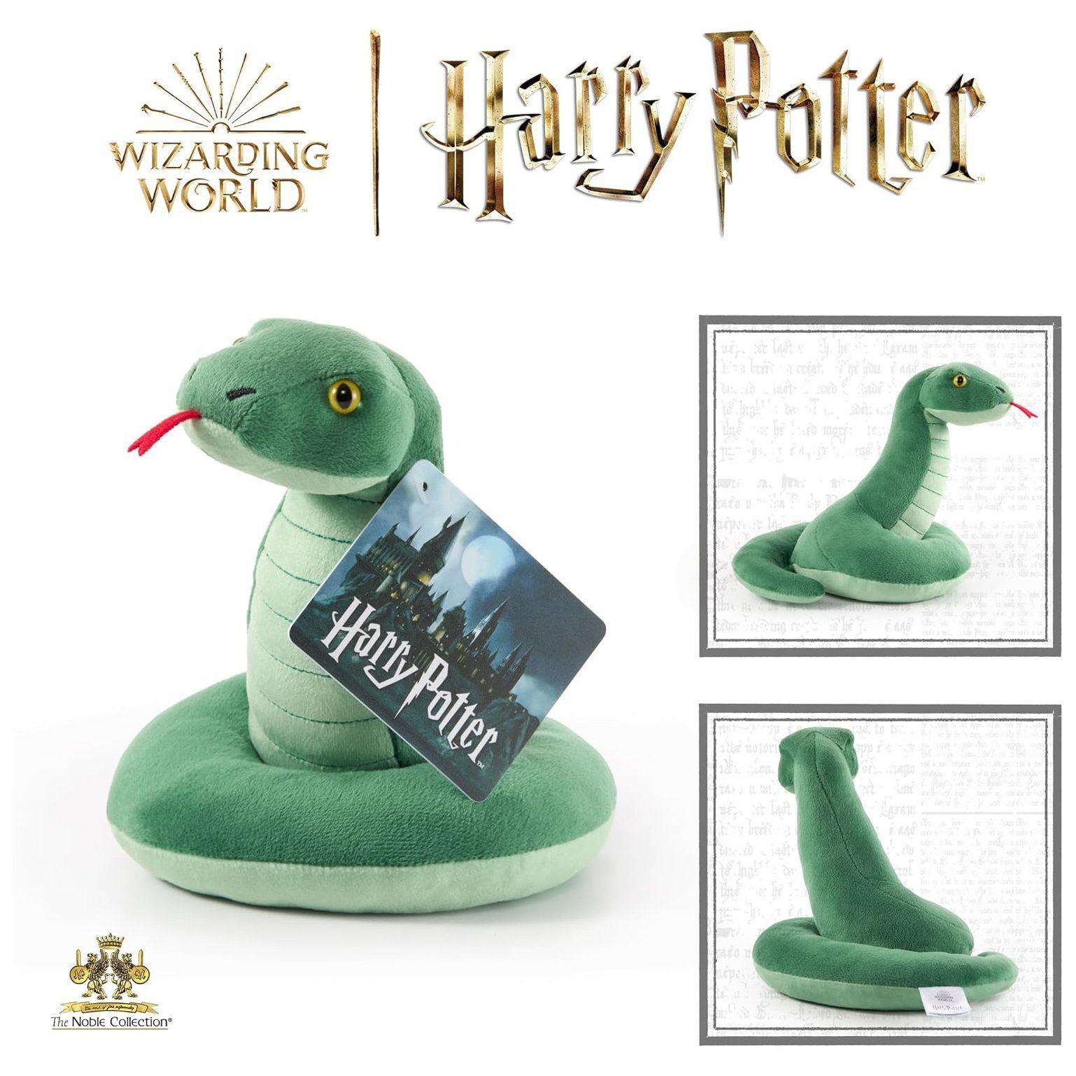 The Noble Collection Plüschfigur Harry Potter – Slytherin Schlange Plüschtier