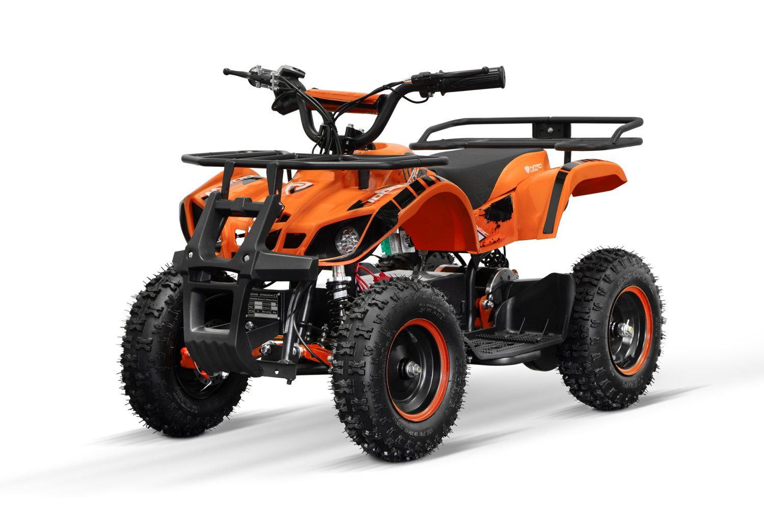 mini Nitro 1000W E-Quad Eco Elektroquad Kinderquad Quad 6” Orange 36V Torino Motors