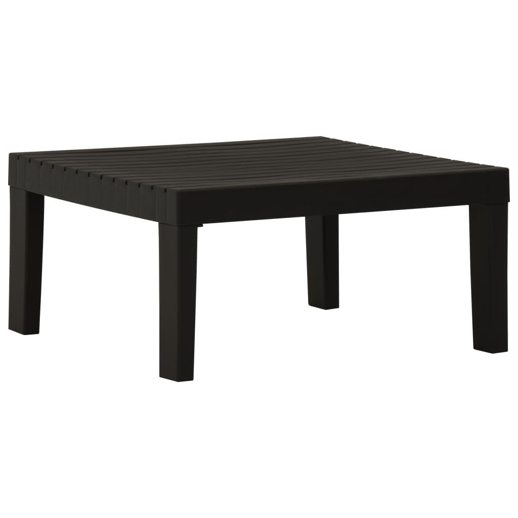 furnicato Gartentisch Lounge-Kunststoff Grau (1-St)