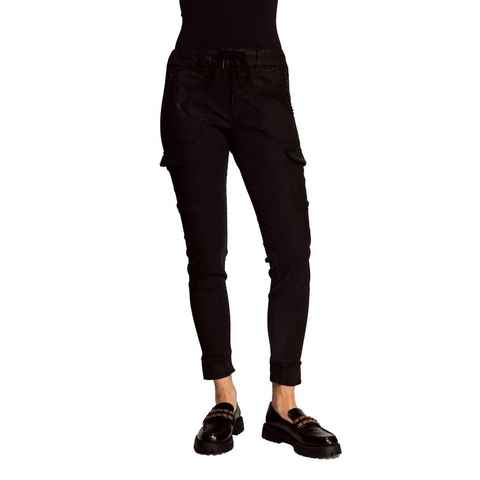 Zhrill Chinos Cargohose DAISEY ROCK Black (0-tlg) angenehmer Tragekomfort