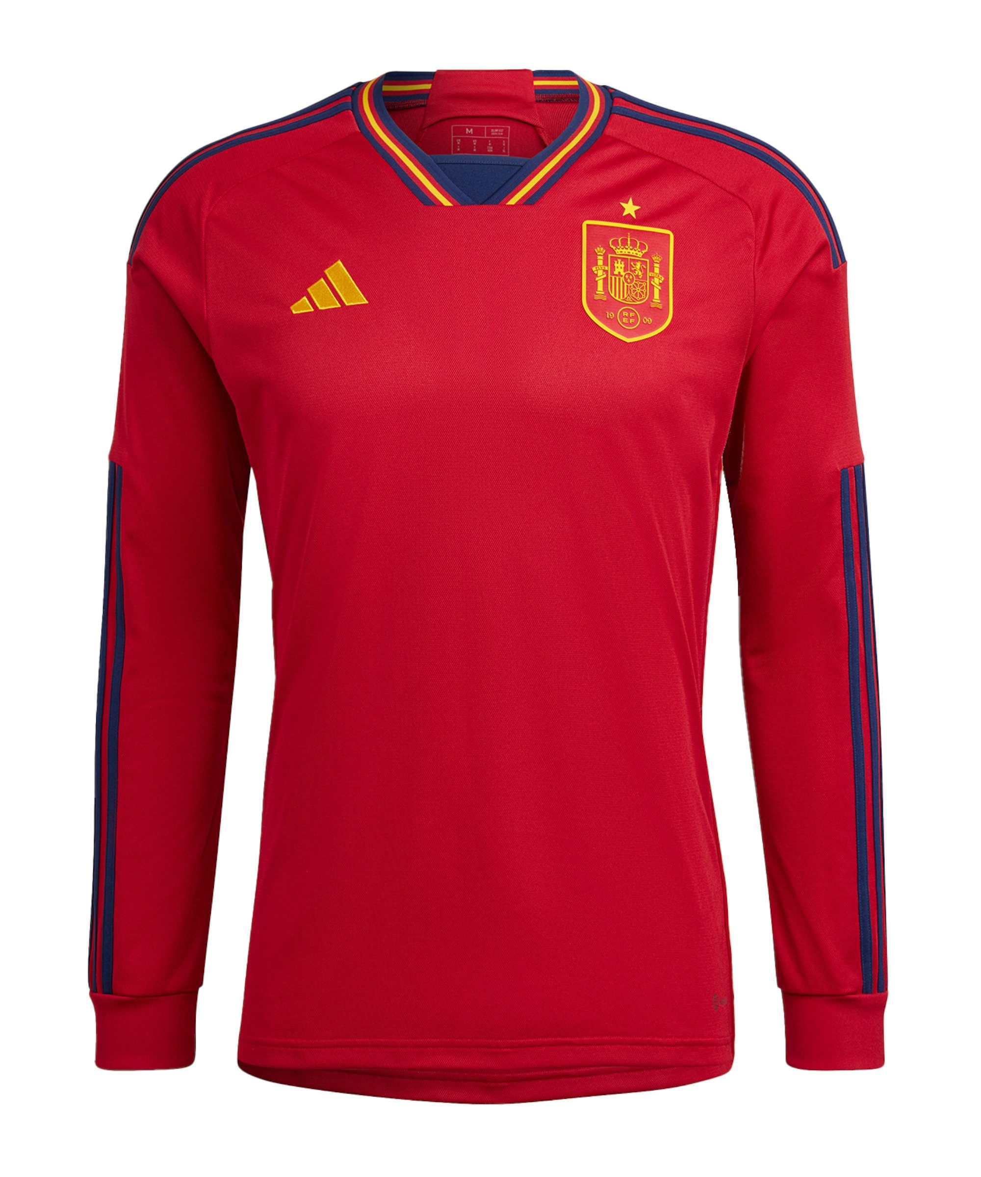 adidas Performance Fußballtrikot Spanien Trikot langarm Home WM 2022