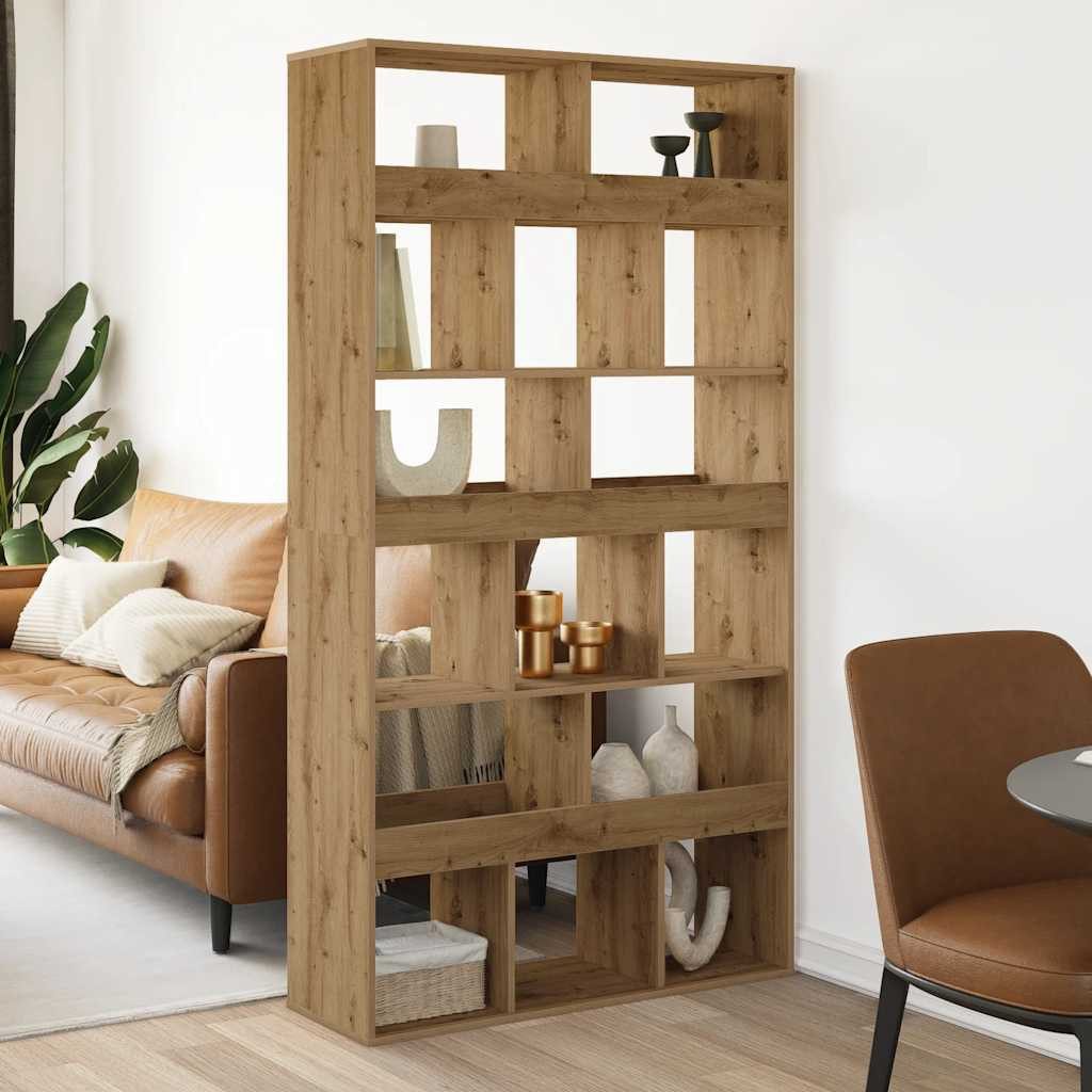 vidaXL Bücherregal Bücherregal Artisan-Eiche 100x33x187,5 cm Holzwerkstoff, 1-tlg.