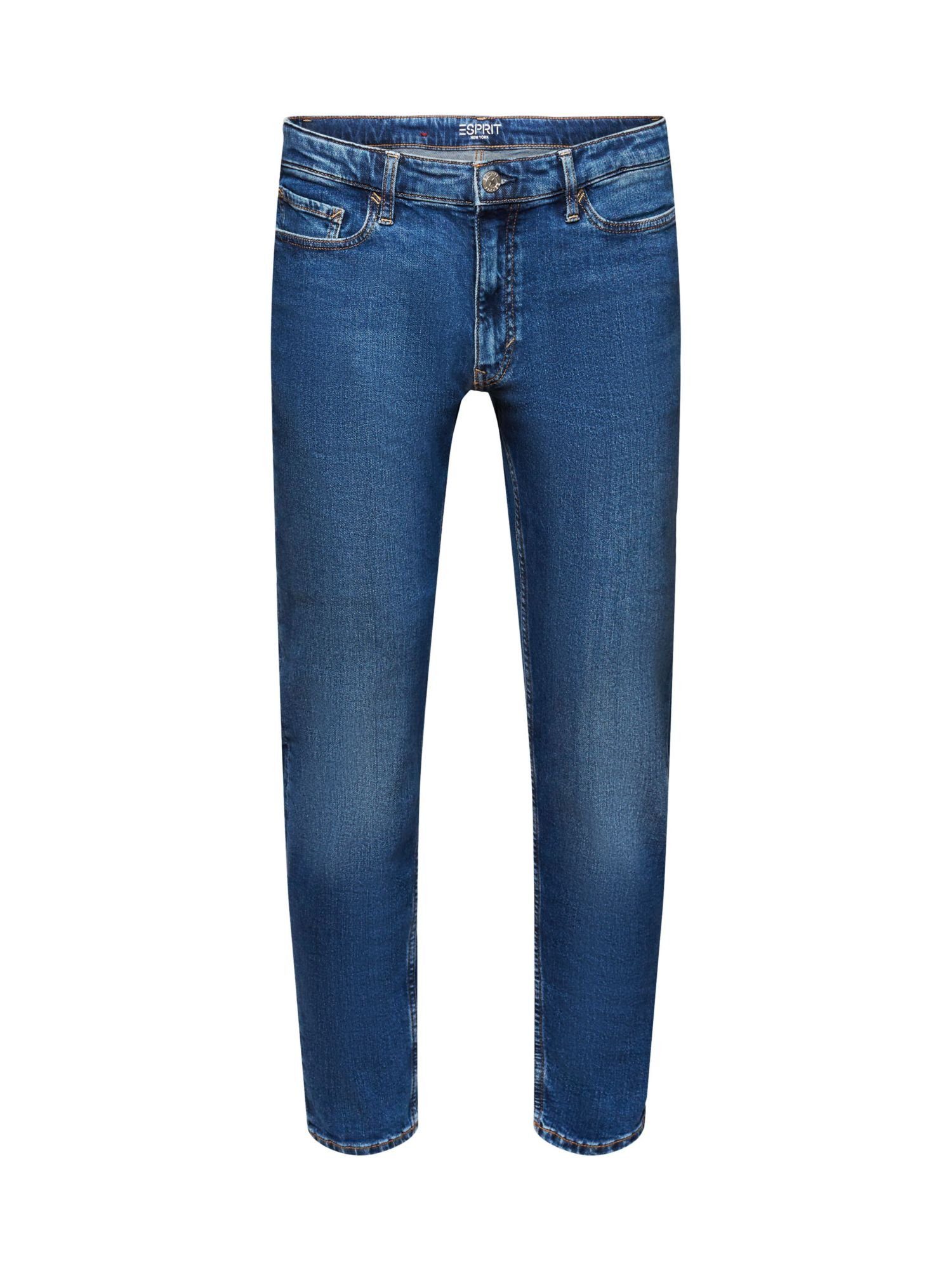 recycelter zulaufende mit Straight-Jeans Esprit Schmal Jeans Baumwolle