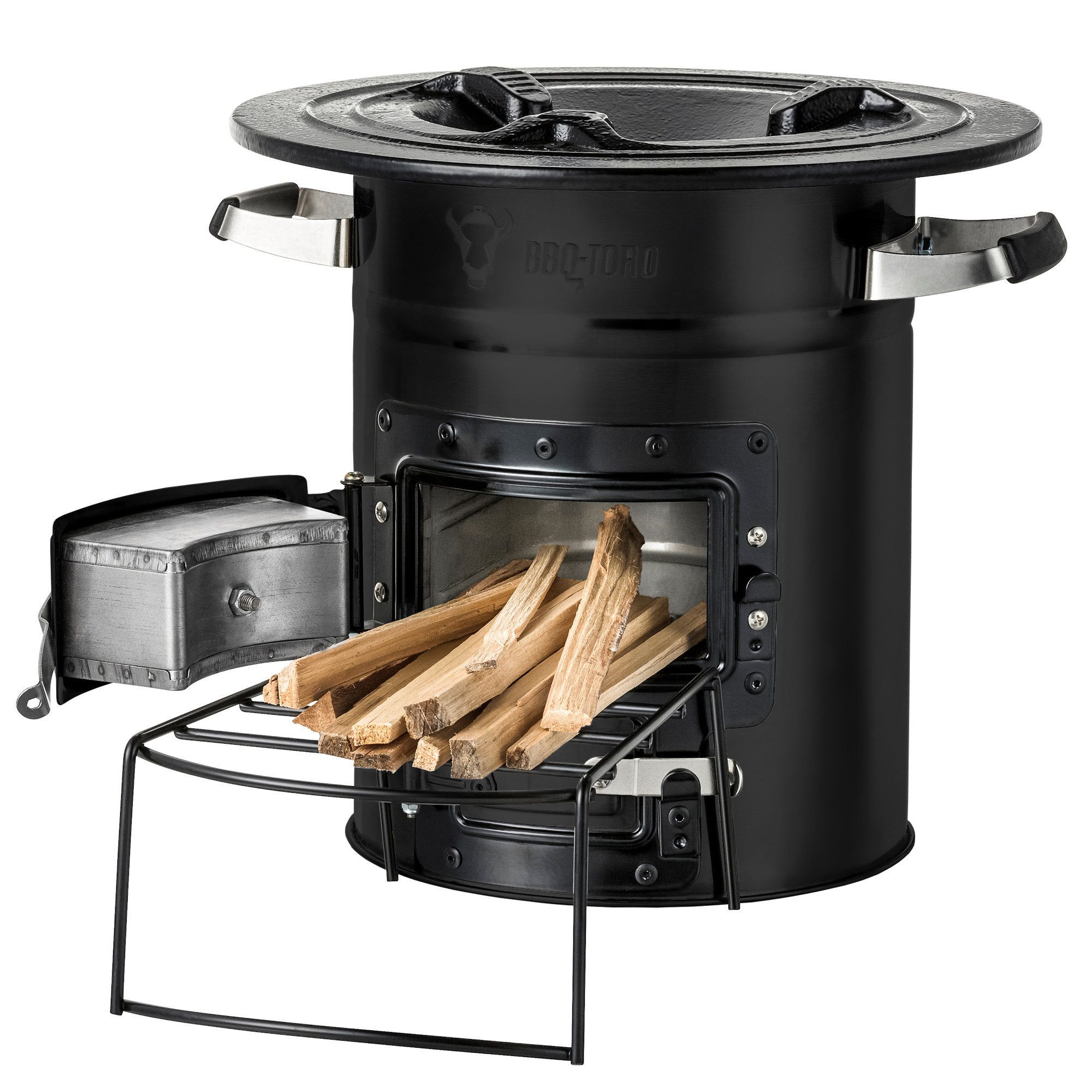 BBQ-Toro Feuerstelle Raketenofen RAKETE #2, schwarz, günstig online kaufen