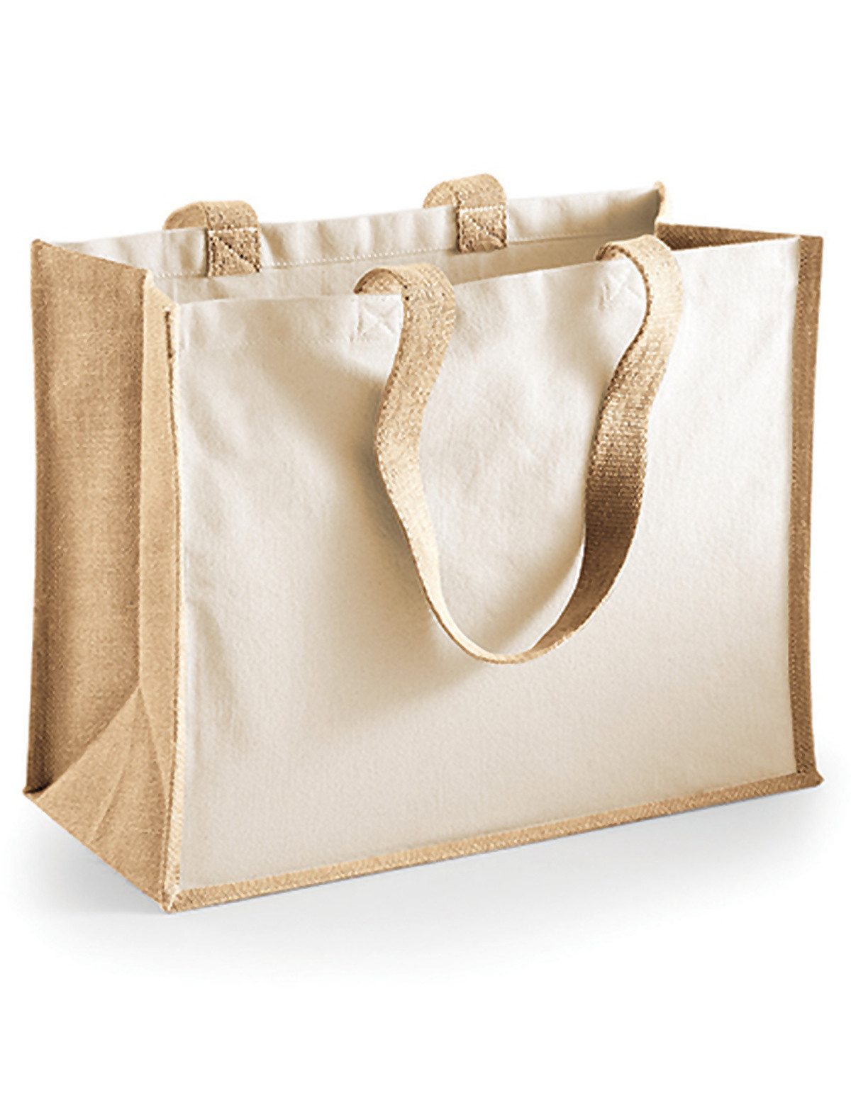 Westford Mill Tragetasche Printers Jute Classic Shopper