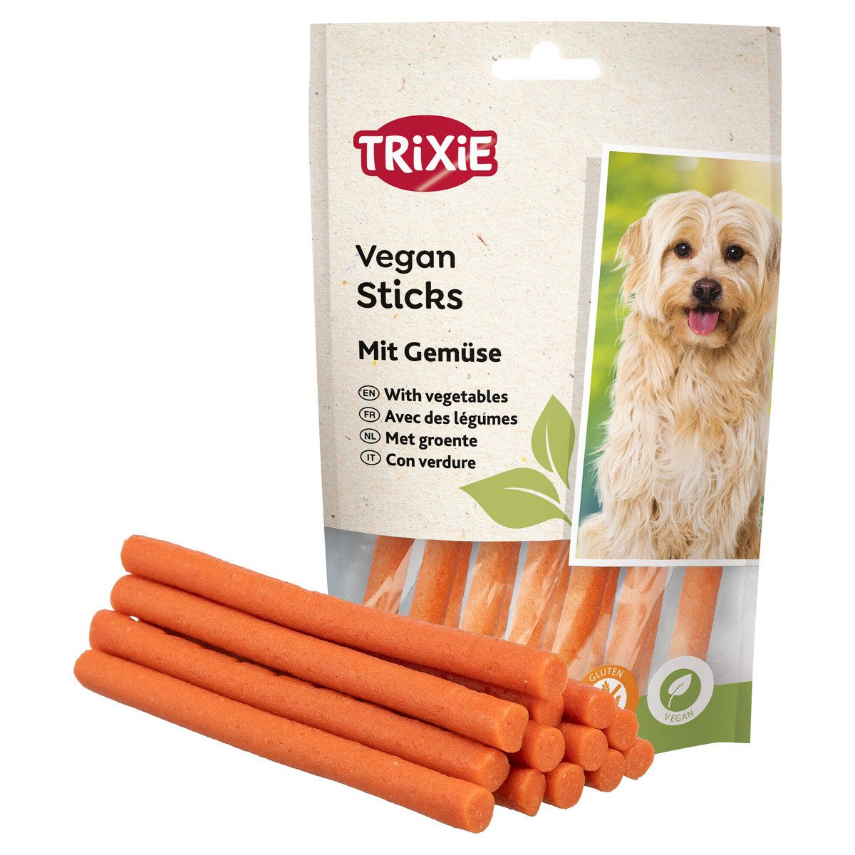 TRIXIE Hundesnack Vegan Sticks mit Gemüse 120 g