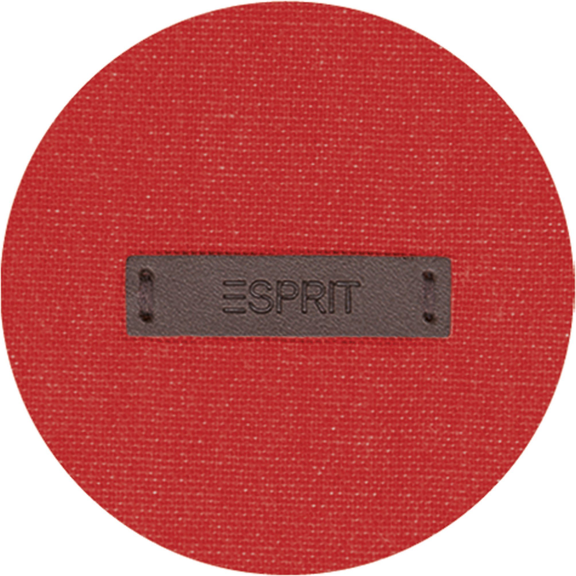 St), blickdicht, Schlaufen Vorhang nachhaltiger blickdicht Esprit, aus verdeckte (1 rot/rostrot/rost Neo, Baumwolle,