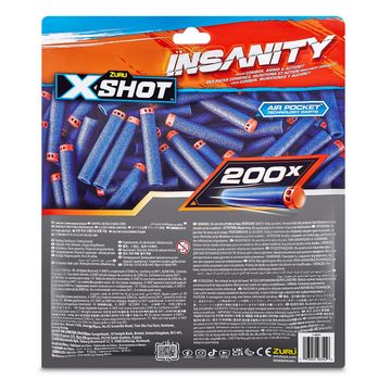 ZURU Blaster INSANITY Dart Big-Refill, 200 X-Shot INSANITY Darts