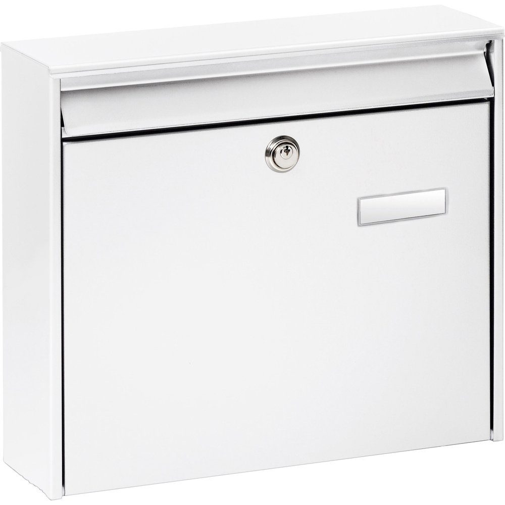 Burg Wächter Briefkasten Burg Wächter POTSDAM 877 W Briefkasten Stahlblech Weiß