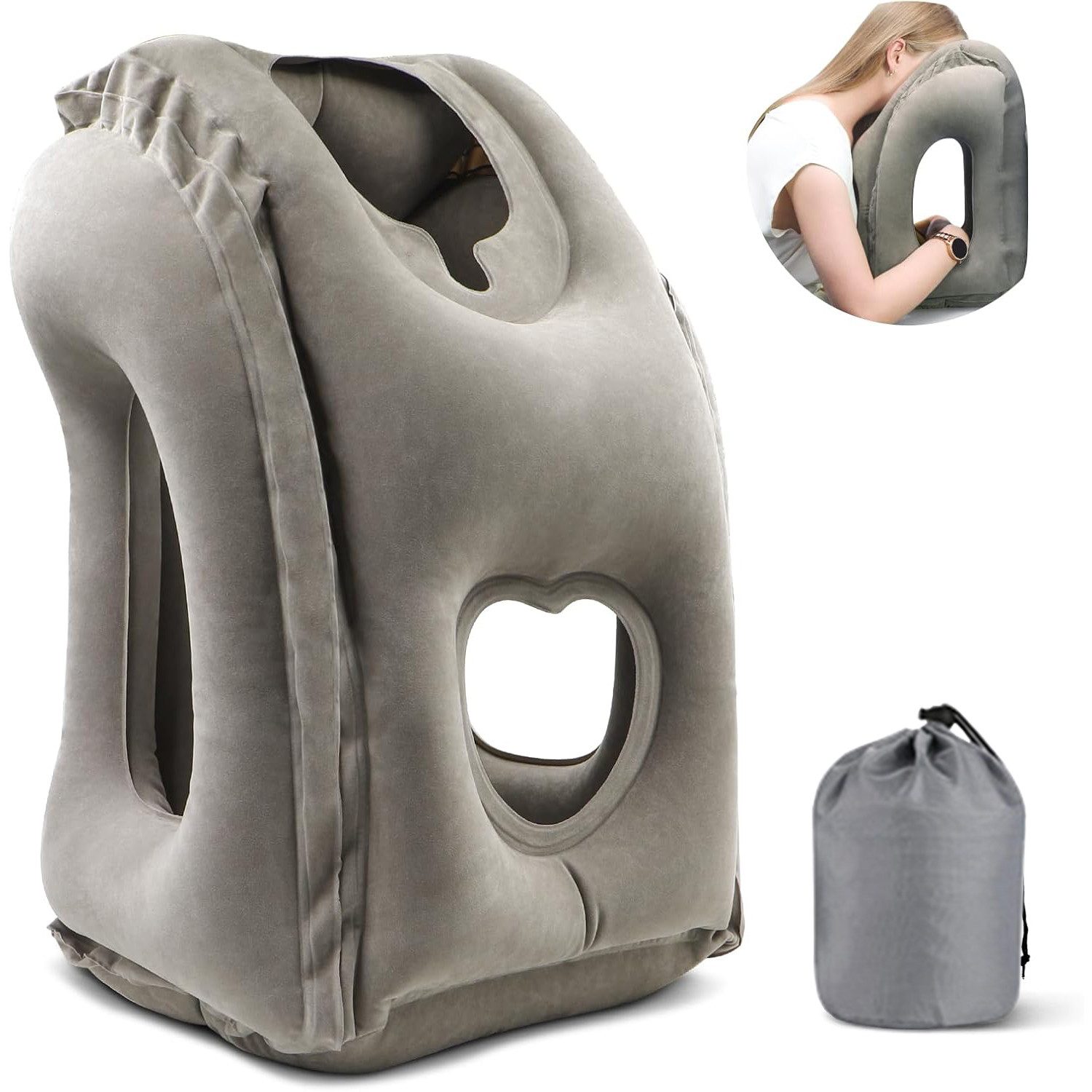 Refined Living Reisekissen Nackenkissen Flugzeug Aufblasbar Tragbare Reisek günstig online kaufen