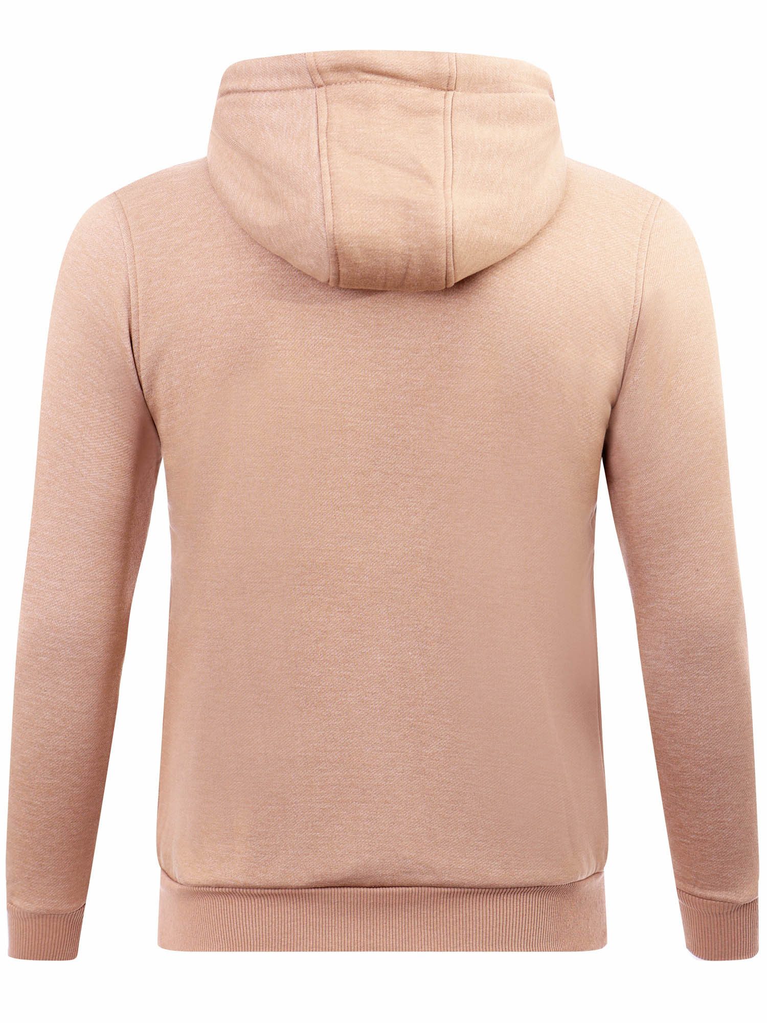 Reslad Sweatjacke Reslad Sweatjacke Herren Zipper Kapuze RS-1270 (1-tlg) Winter-Pullover Kapuzenpullover Sweater Hoodie Pulli Sweatshirt