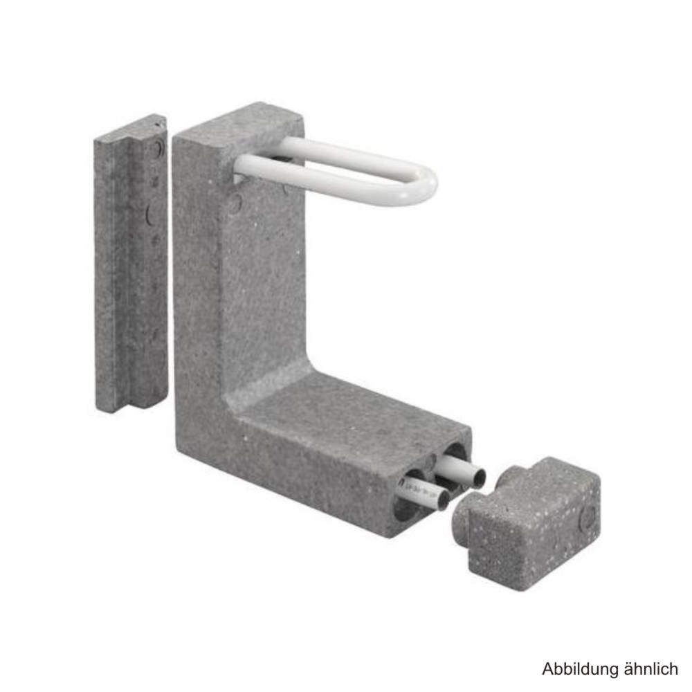Wasserrohr Uponor Smart Radi Anschlussblock 16 x 50 x 215 mm aus Polystyrol