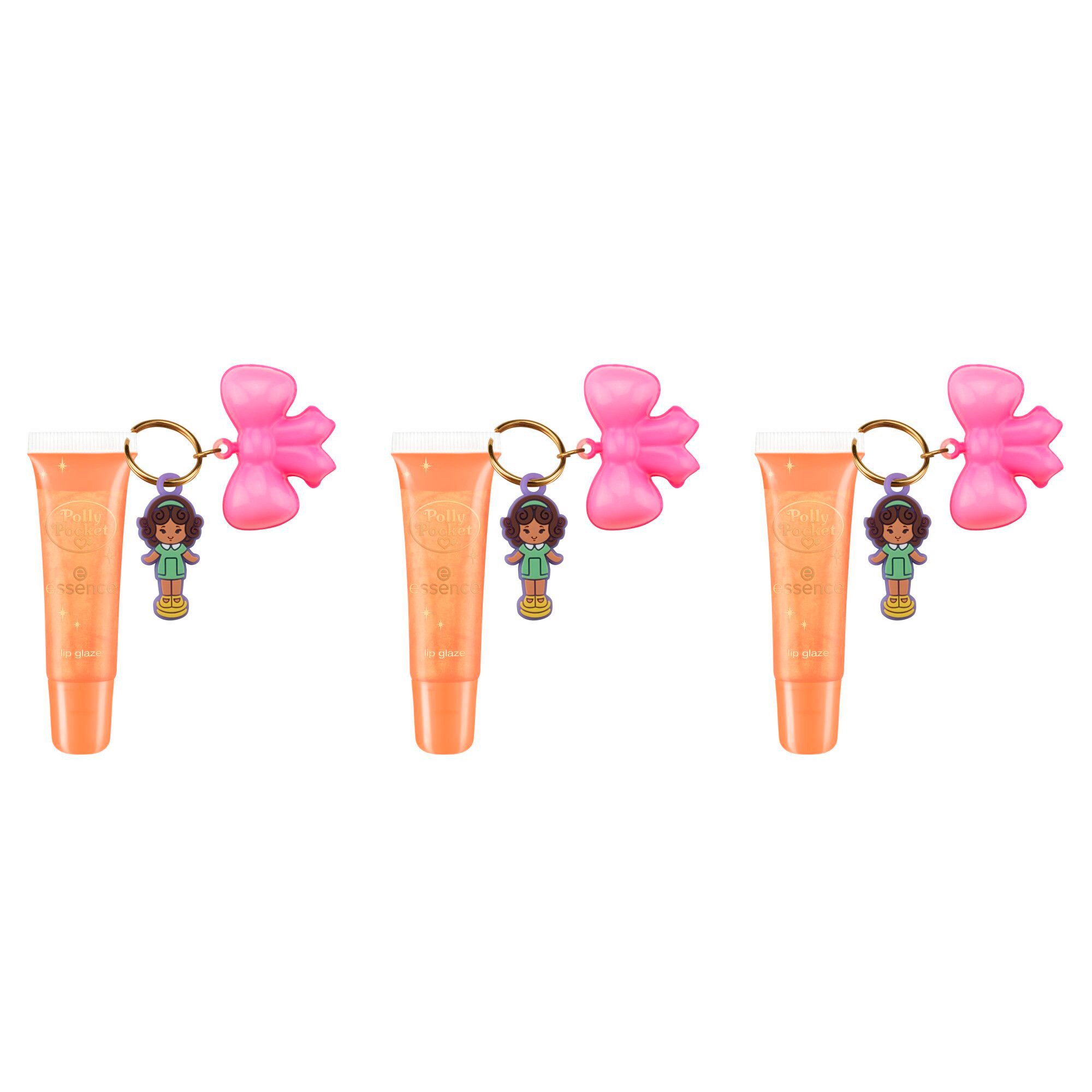 Essence Блеск для губ Polly Pocket lip glaze, 3-tlg., Drei Styles passend zu jedem Mood, Praktisch für Touch-ups unterwegs