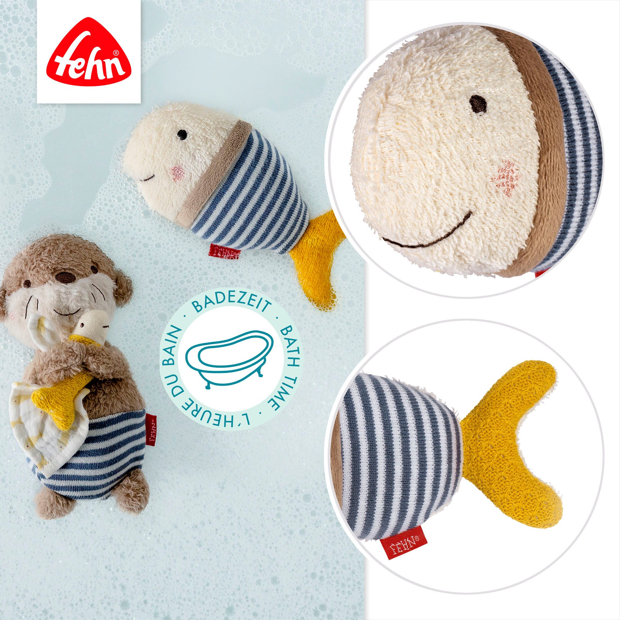 Fehn Badespielzeug Otter Theo, Badeset Otter günstig online kaufen