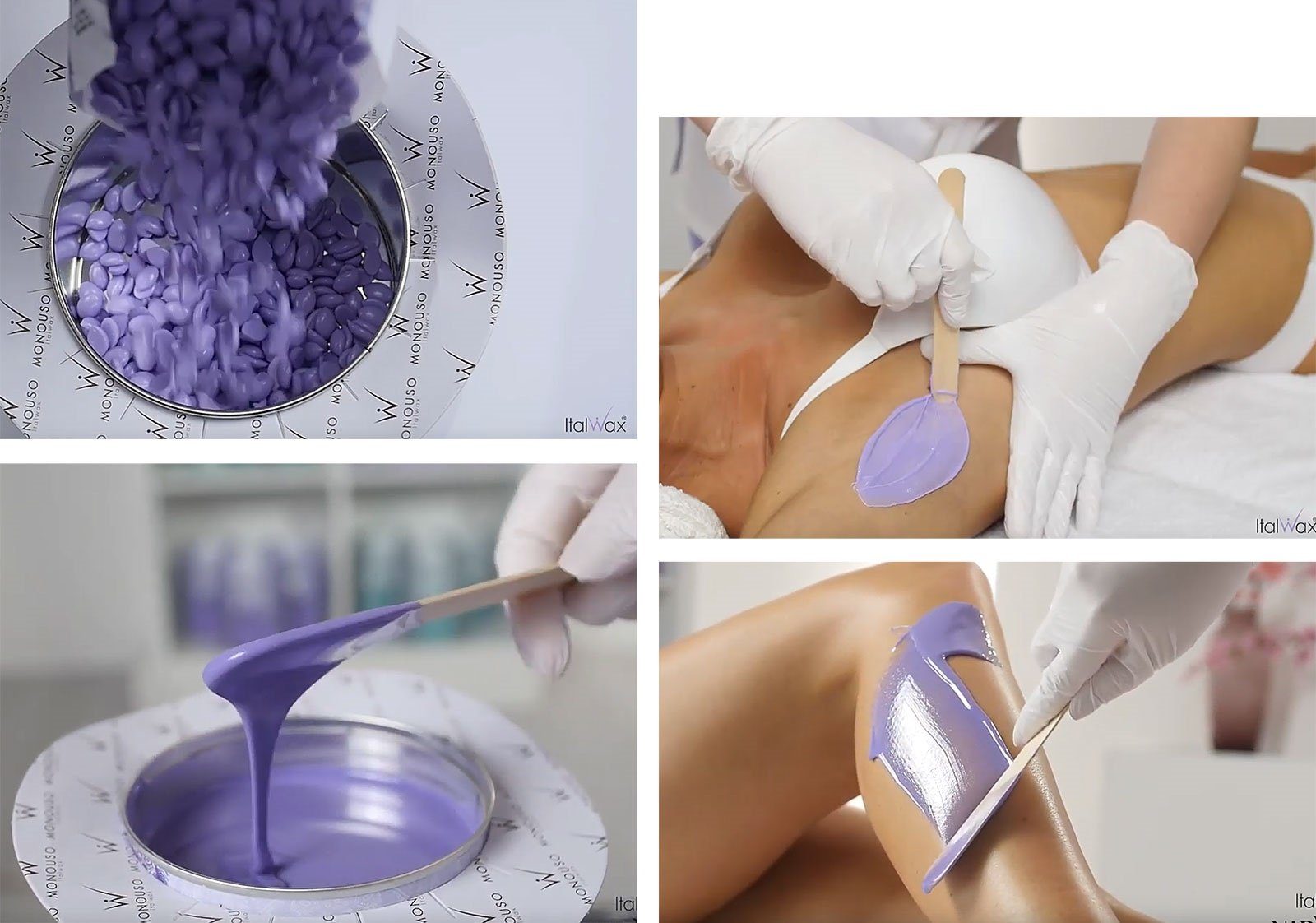 Italwax Körperrasierer Filmwachs Nirvana Sandelholz Italwax Hot Film Wax Wachsperlen