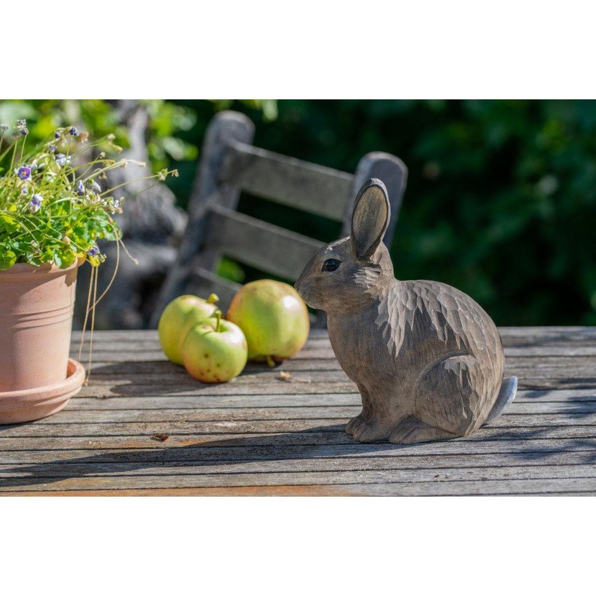 Wildlife Garden Skulptur Dekotier Europäisches Kaninchen günstig online kaufen
