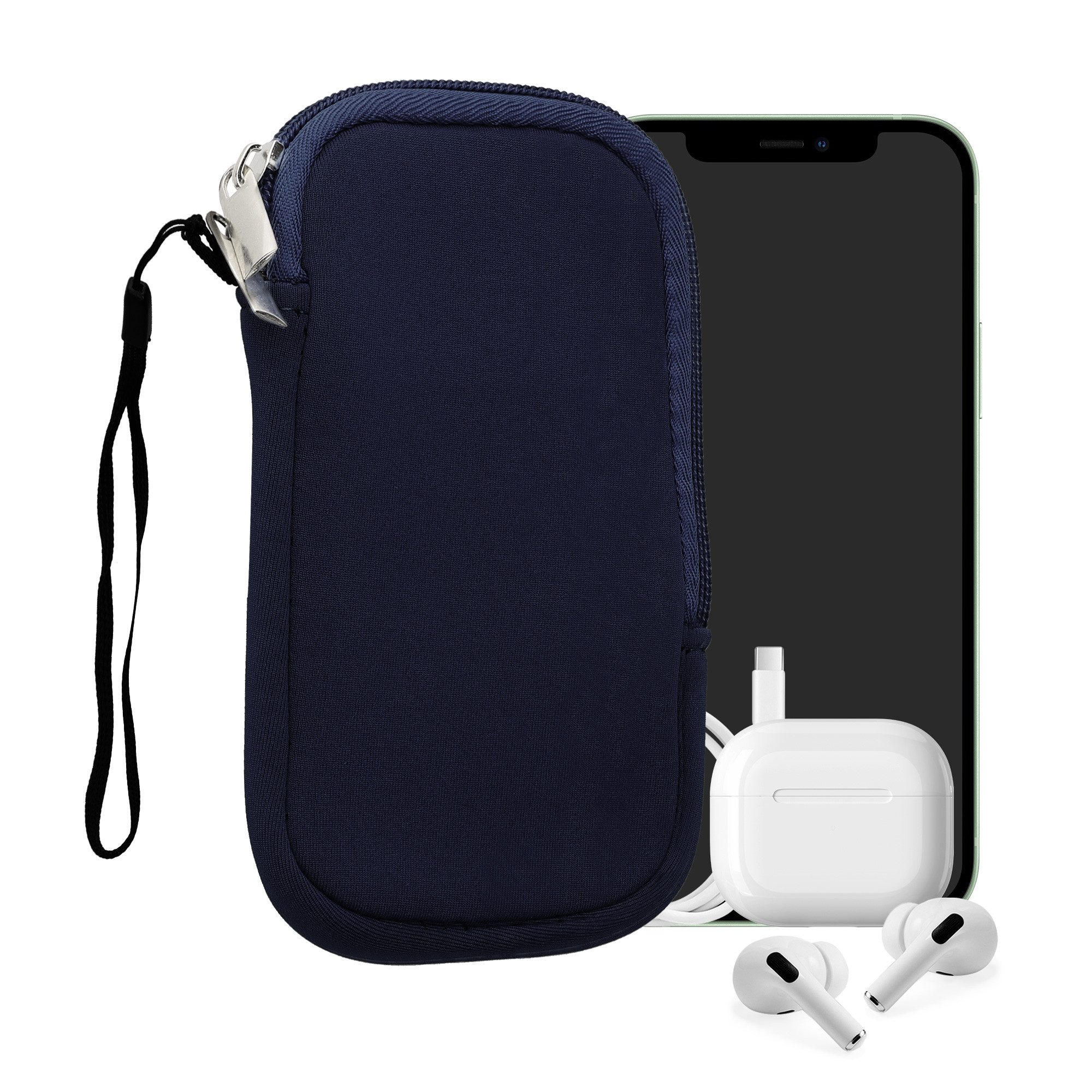 kwmobile Handytasche Handytasche für Smartphones XS - 3,5/4" (1-tlg), Neopren Handy Hülle - Handy Tasche Sleeve Pouch