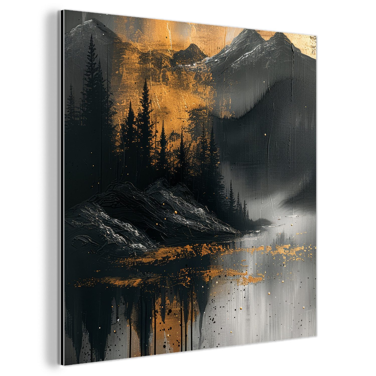 MuchoWow Metallbild Natur - Abstrakt - günstig online kaufen