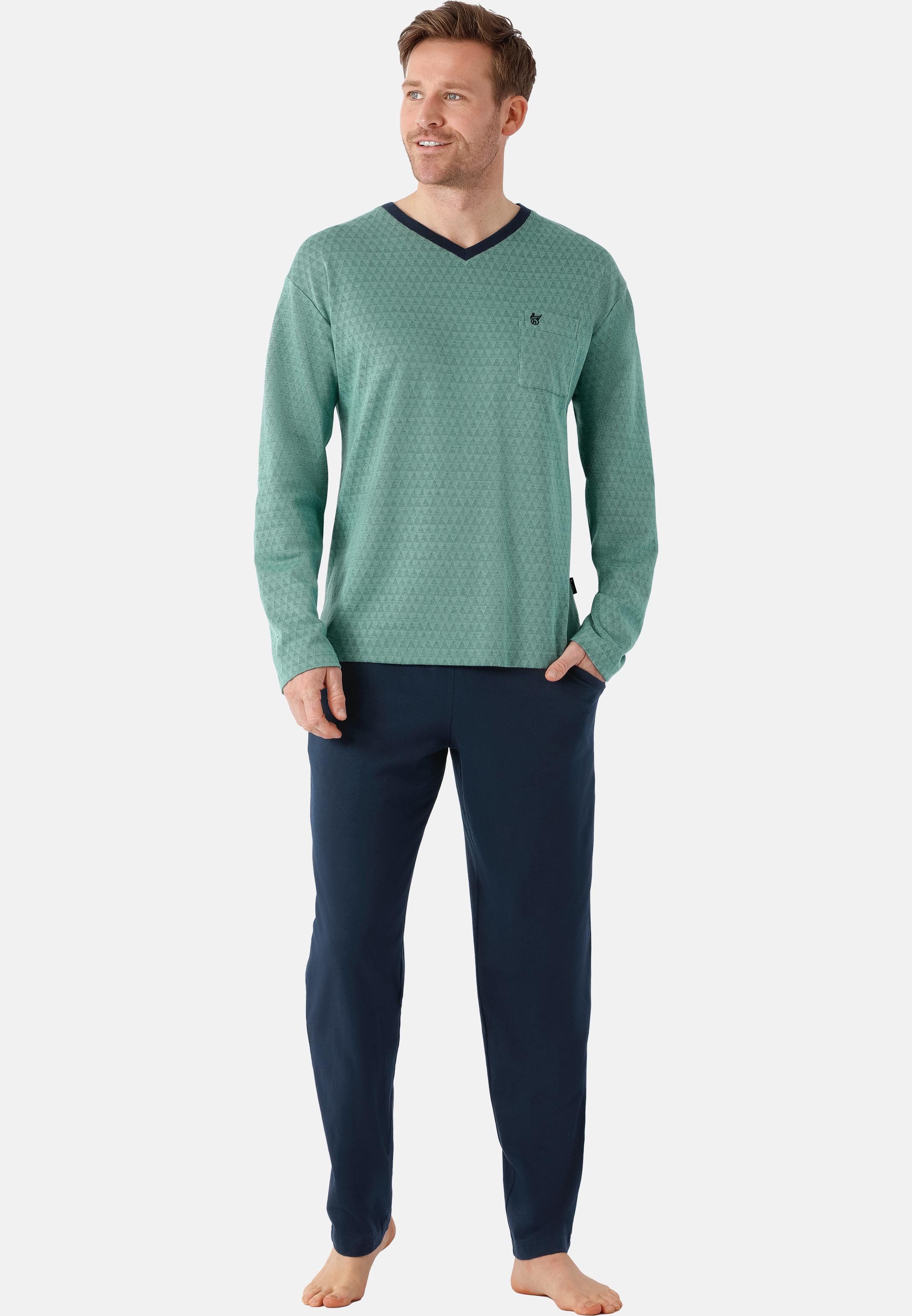Hajo Pyjama Klima-Light (Set, 2 tlg) Schlafanzug - Baumwolle - Atmungsaktiv