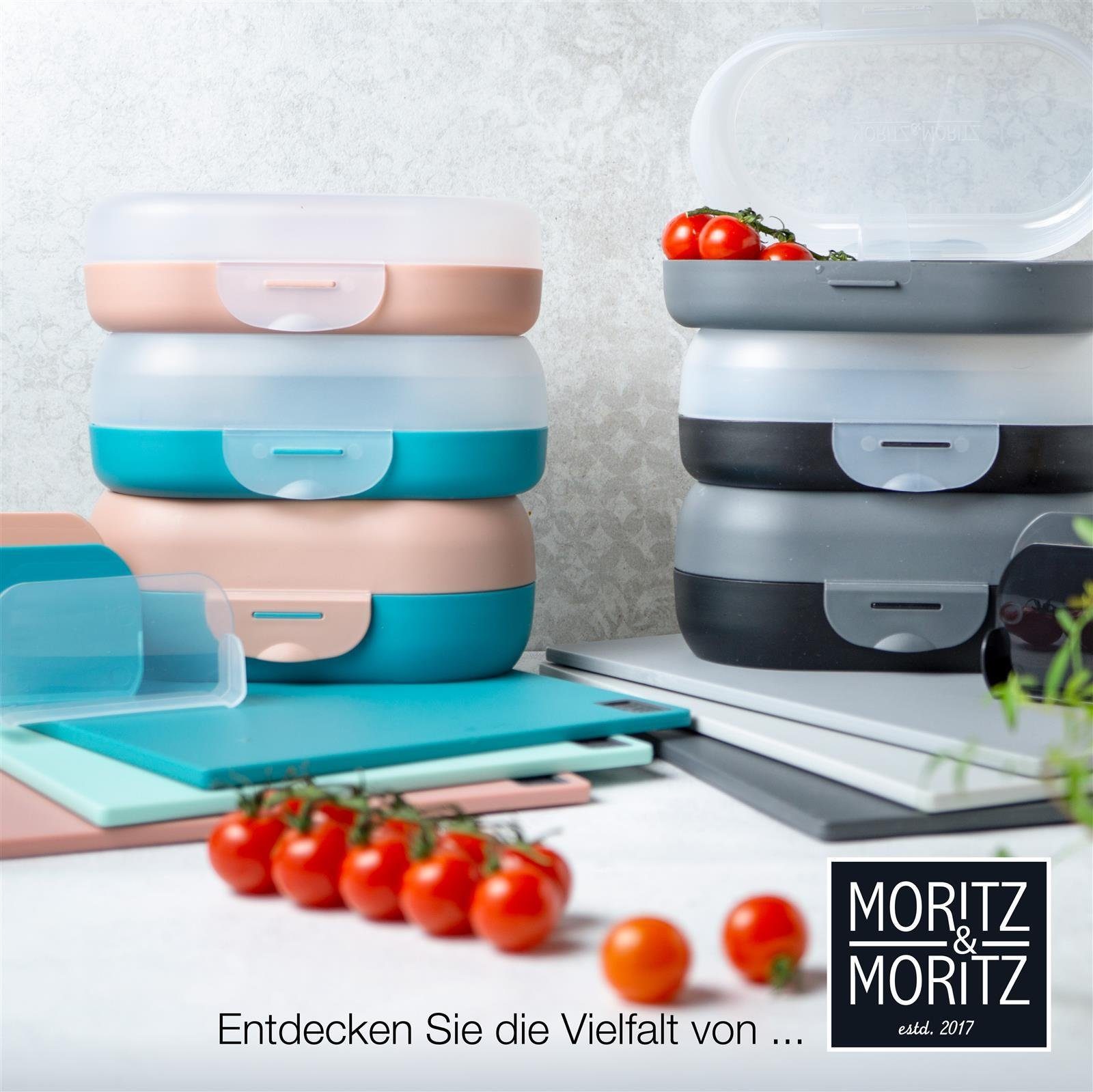 Moritz & bunt, Moritz Set, (3er Fächern Mix Match mit Lunchbox & & Brotdosen Moritz Moritz 6-tlg), Mix -