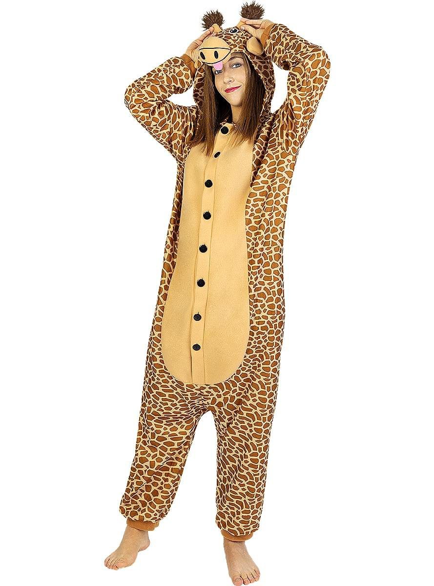 Funidelia Kostüm Giraffen Onesie Kostüm, Gemütlicher Overall für Savannen-B günstig online kaufen
