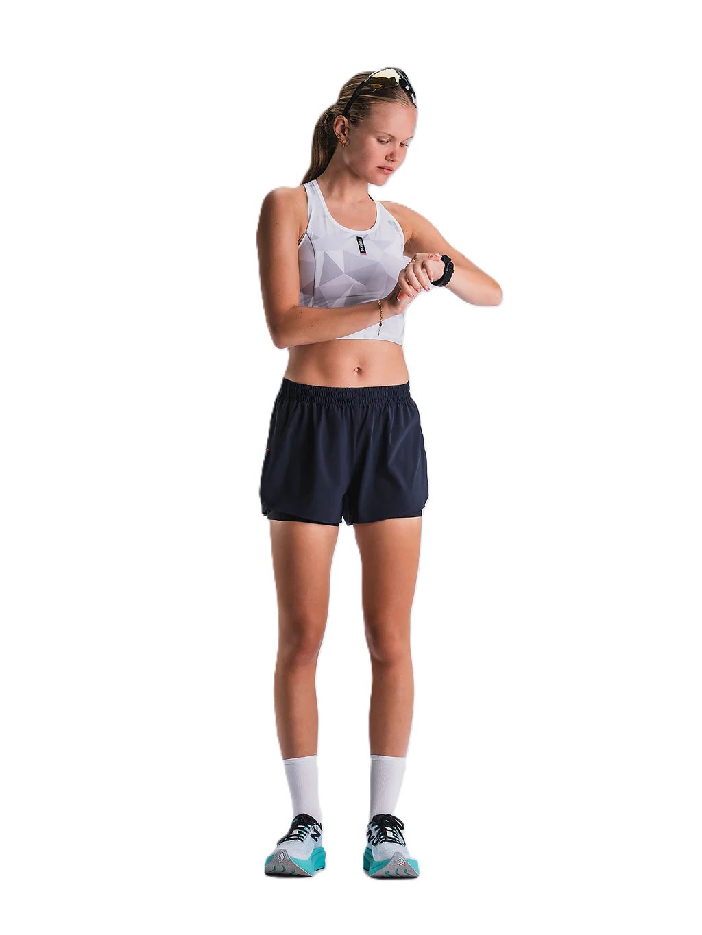 Fusion Laufshorts FUSION Run Shorts Damen (Dark Night Blue)