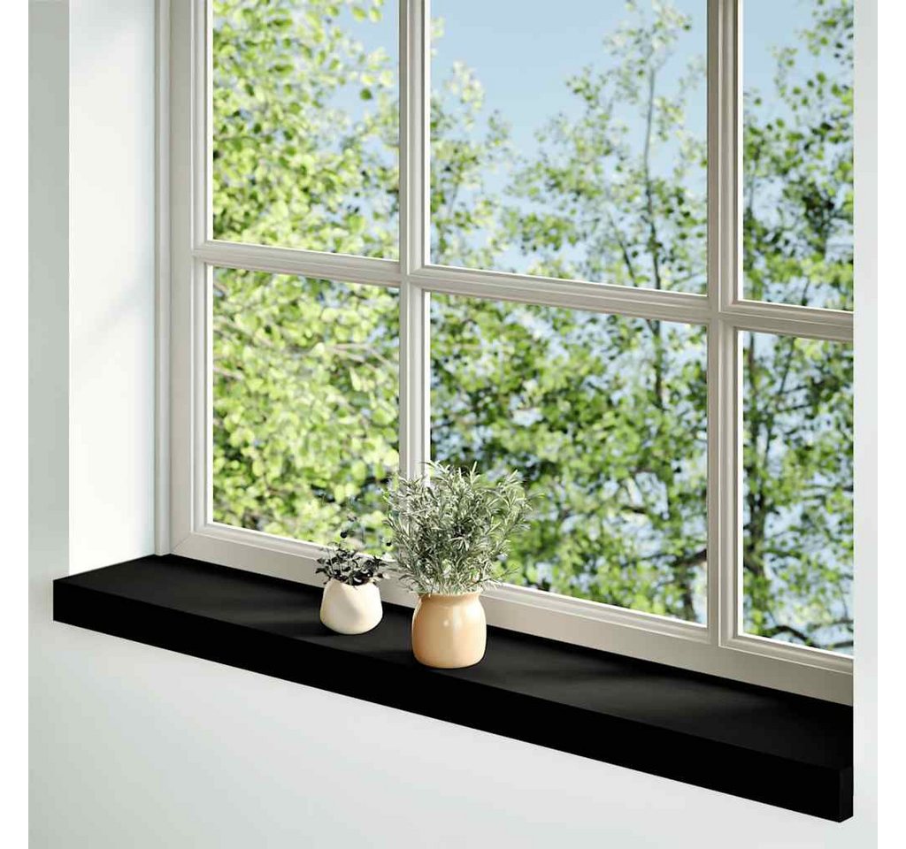 Thumbnail - vidaXL Fensterbank Fensterbänke 2 Stk. Dunkelbraun 90x15x2 cm Massivholz Eiche