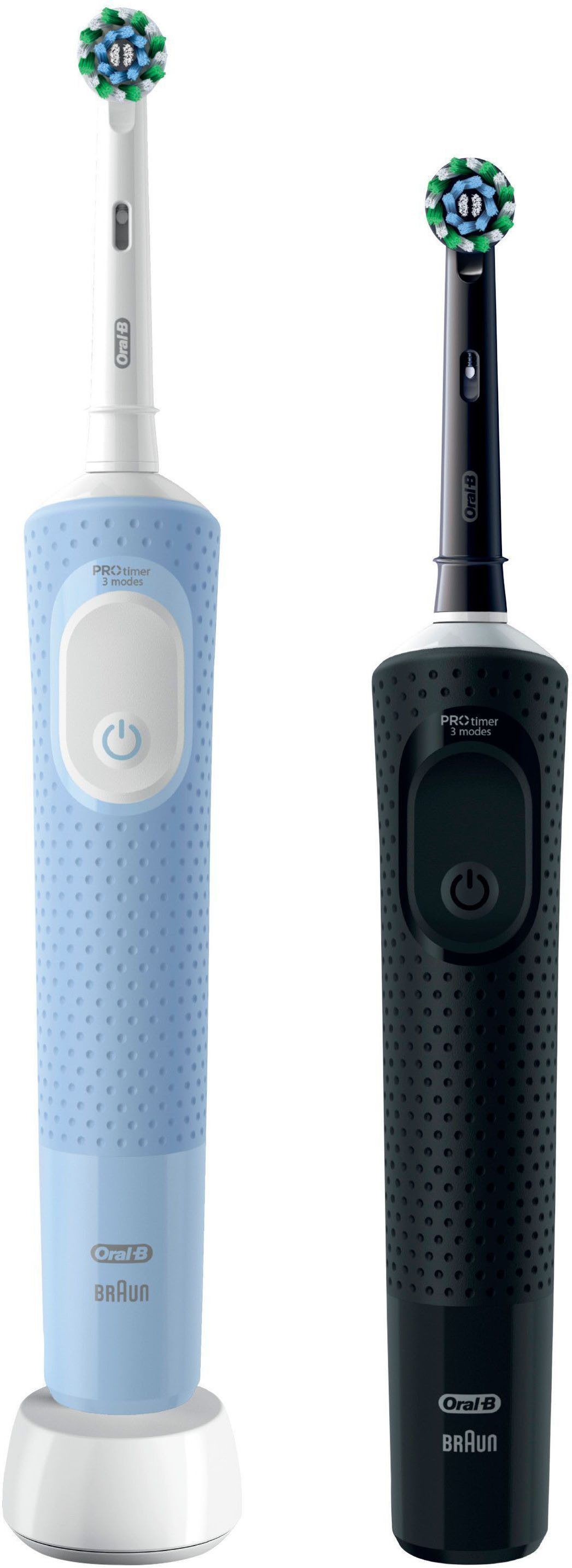 Oral-B Elektrische Zahnbürste Vitality Pro Doppelpack, Aufsteckbürsten: 2 St., Indikator-Borsten