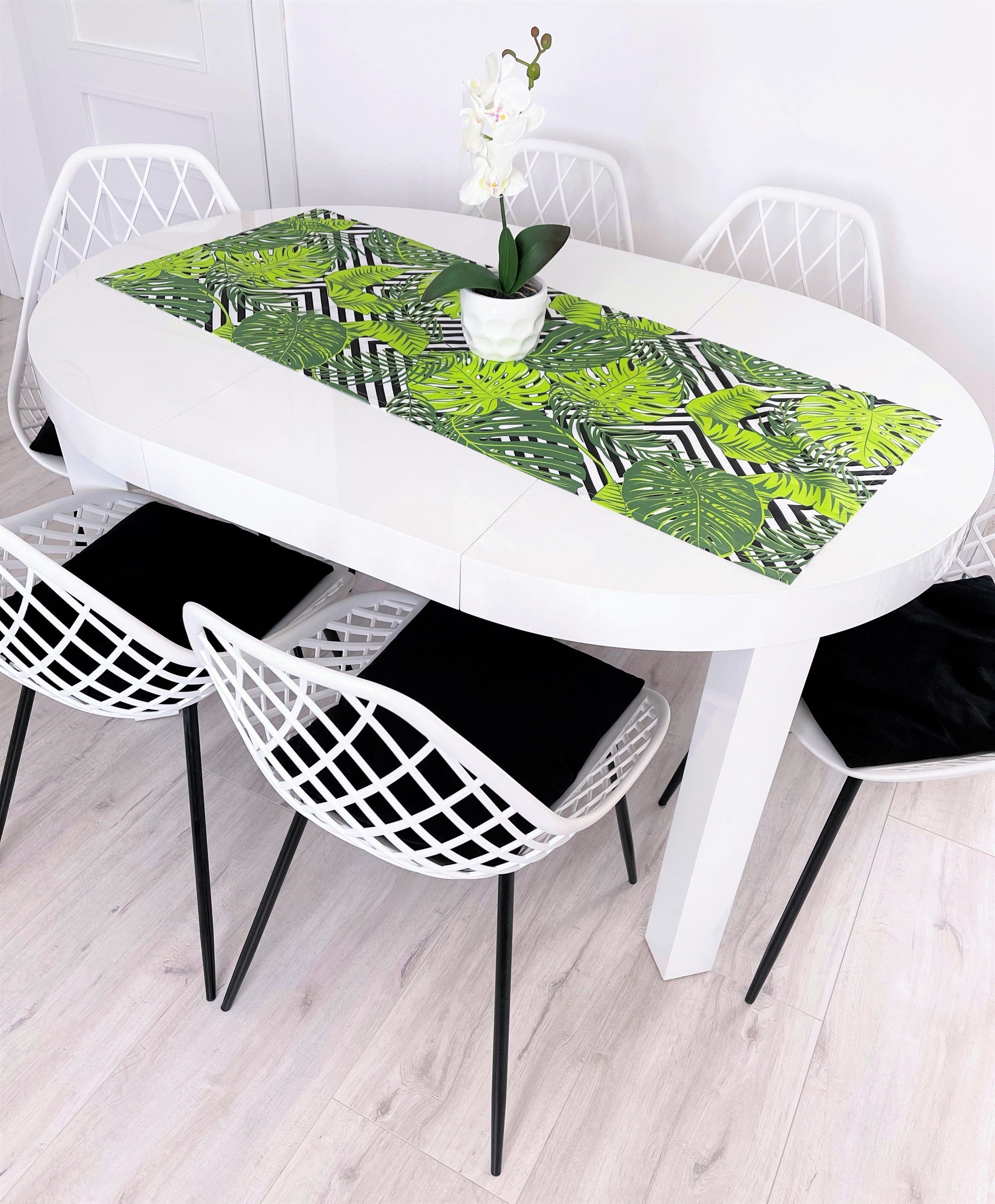 100% Baumwolle in Tischläufer Tisch RoKo-Textilien Maßen Tischläufer Tischdecke Tischlaeufer verfügbar gedeckter 18