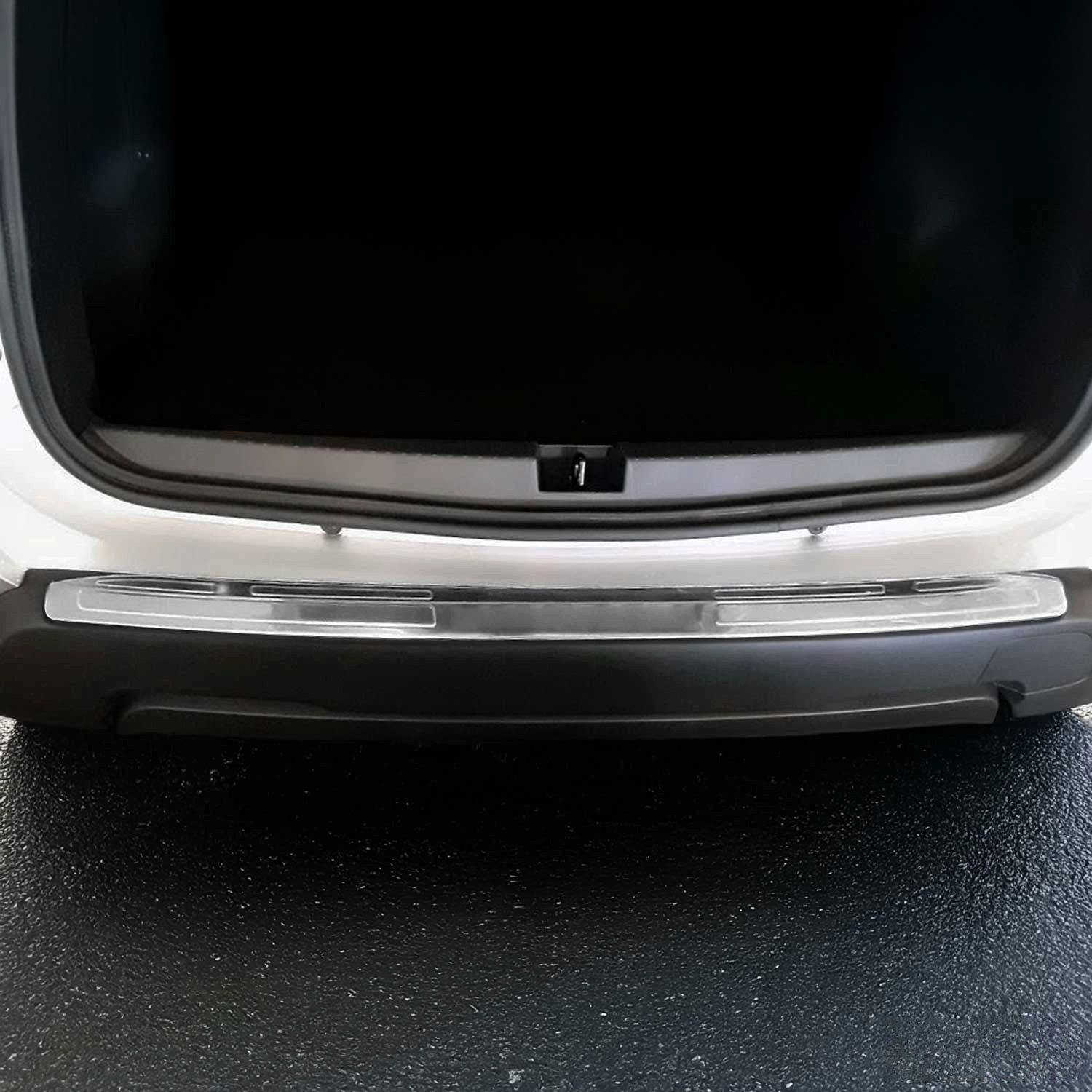 OMAC Ladekantenschutz für Dacia Duster 2018-2021 Chrom Stoßstangenabdeckung Edelstahl, Zubehör für Dacia Duster 2018-2021, Langlebig,Einfache Reinigung,Einfache Installation,Rostbeständig