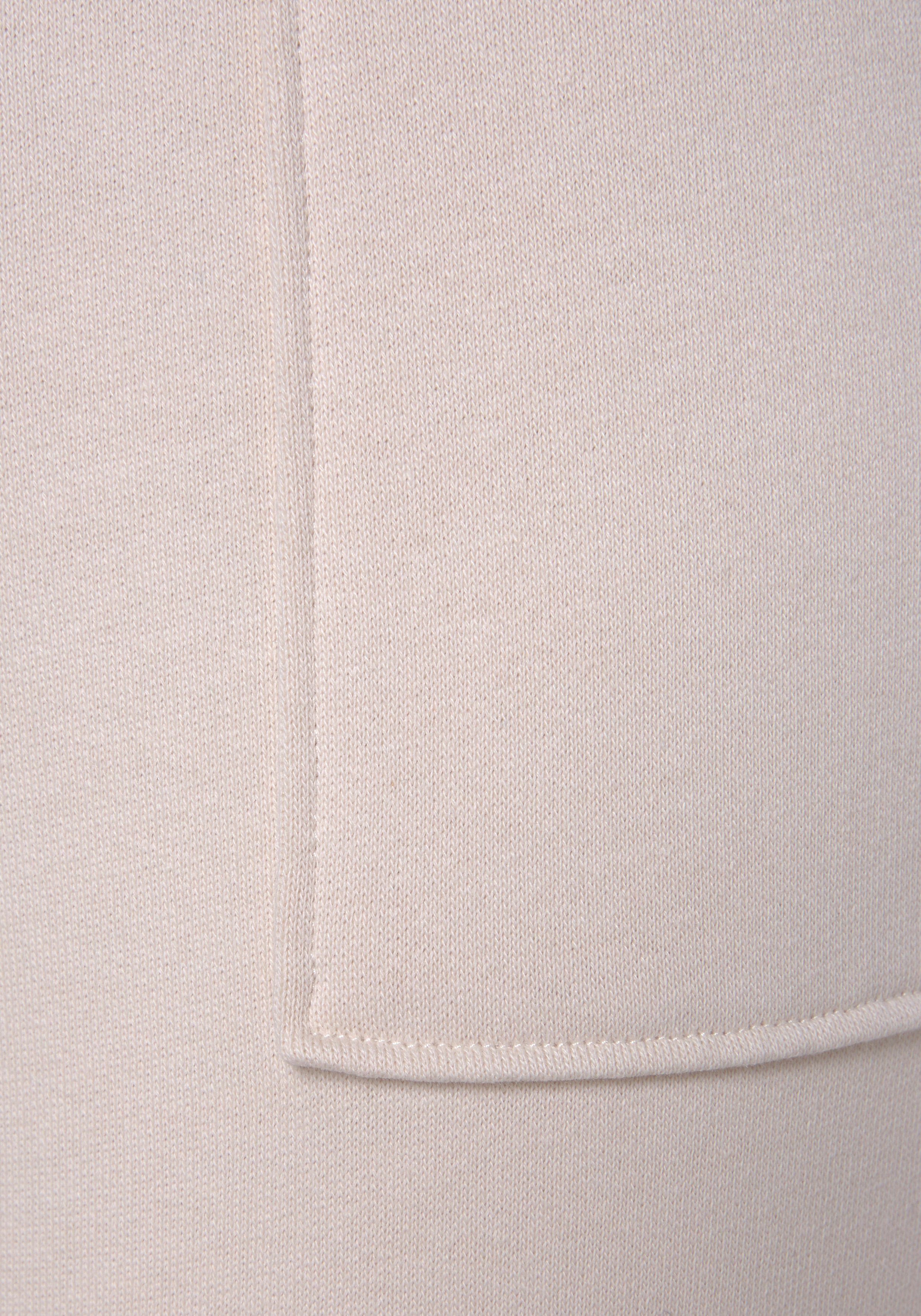 Vivance Sweatshorts Kurze Hose mit aufgesetzten Taschen und Kontrastkordel, Loungewear