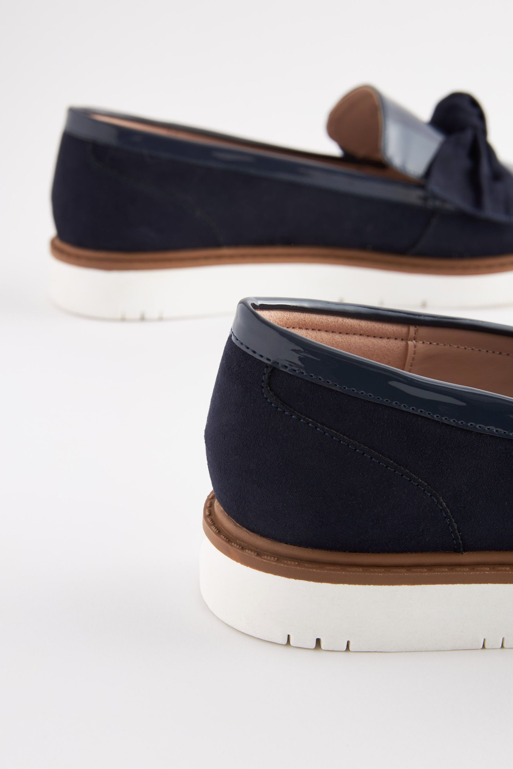 Next Forever Comfort® Derber Lederslipper mit Schleife Loafer – Bild 4 von 5
